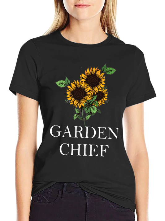Garden Chief Sunflower Graphic T-Shirt
