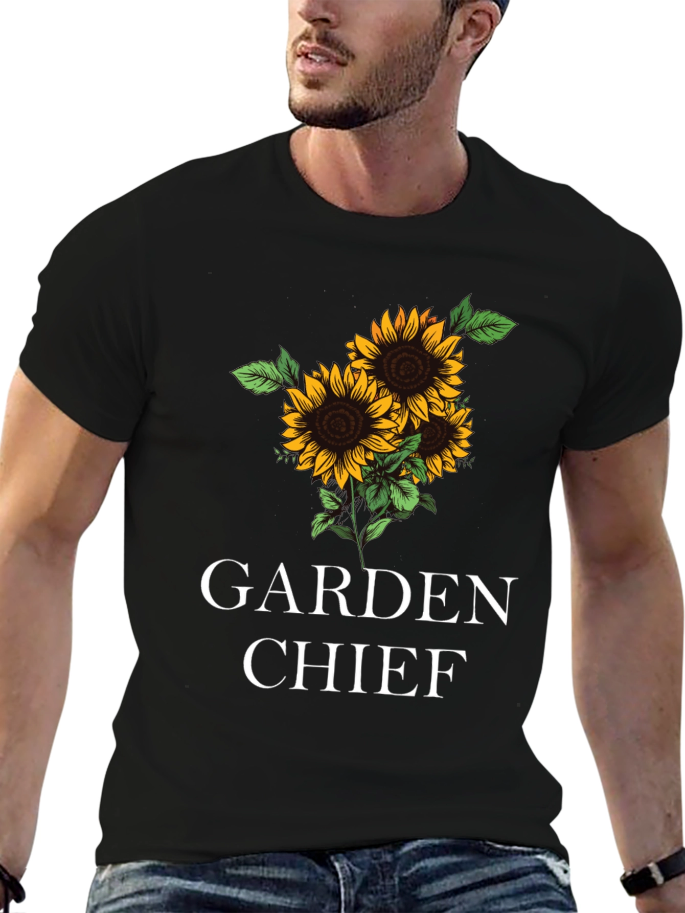 Garden Chief Sunflower Graphic T-Shirt