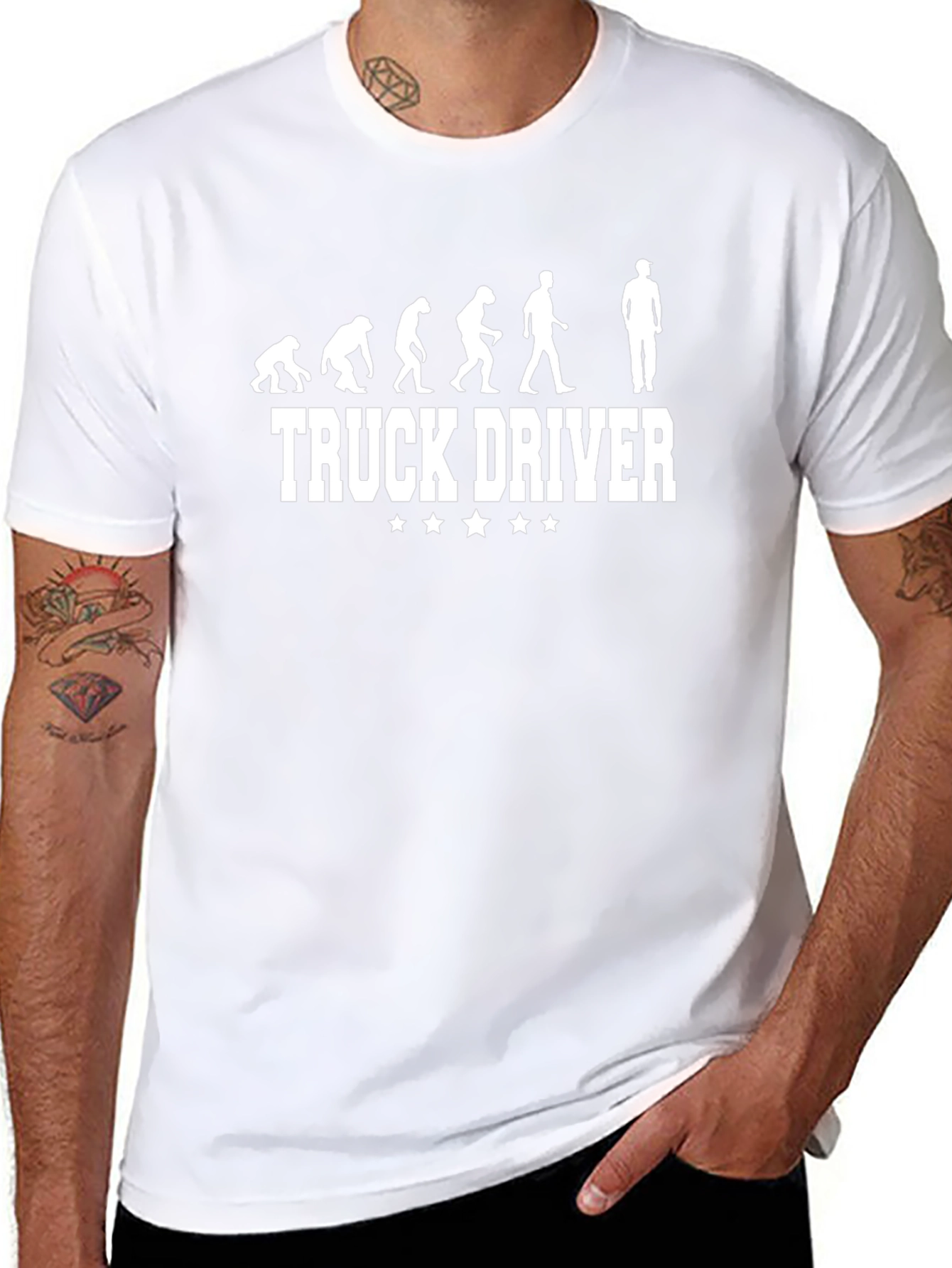 Truck Driver Evolution Graphic T-Shirt