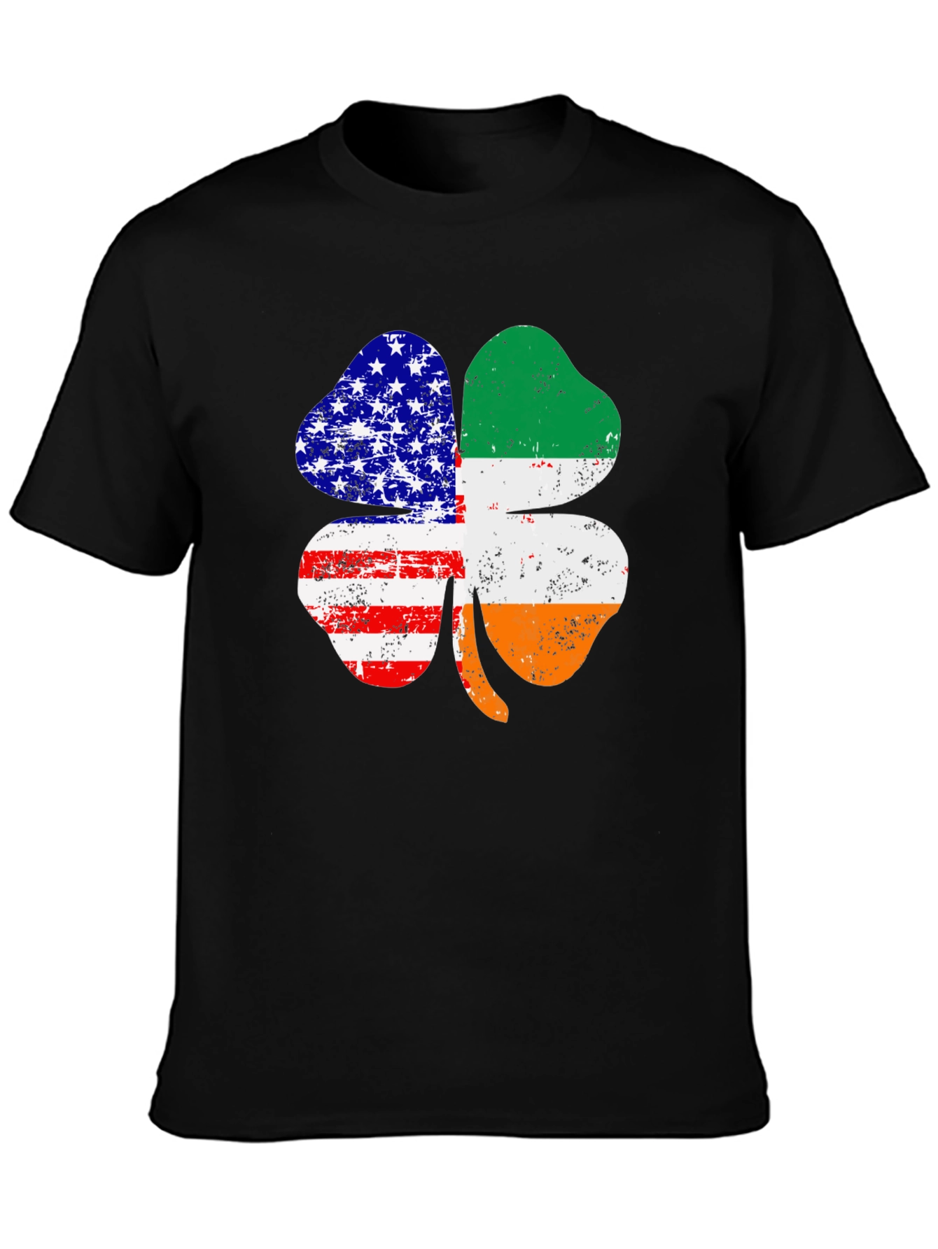 USA Ireland Clover Graphic Tee