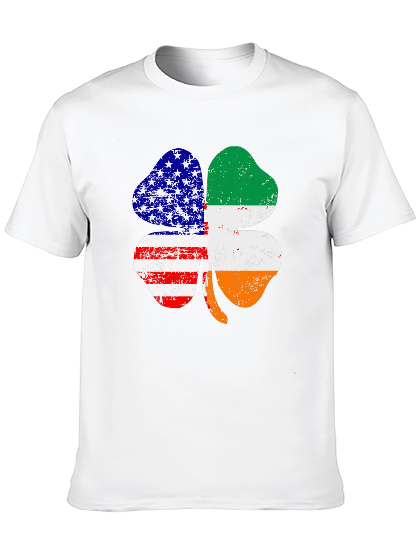 USA Ireland Clover Graphic Tee