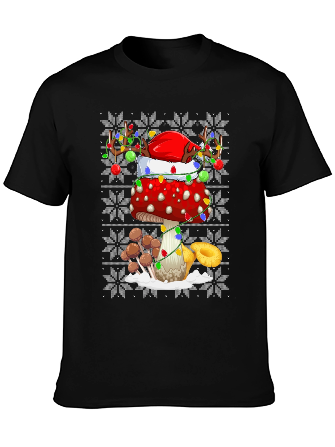 Mushroom Christmas T-Shirt