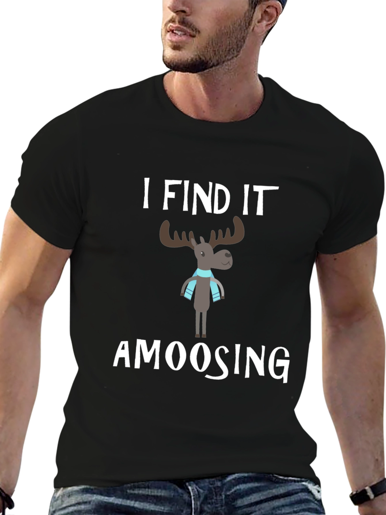 Amoosing T-Shirt - Funny Moose Graphic Tee