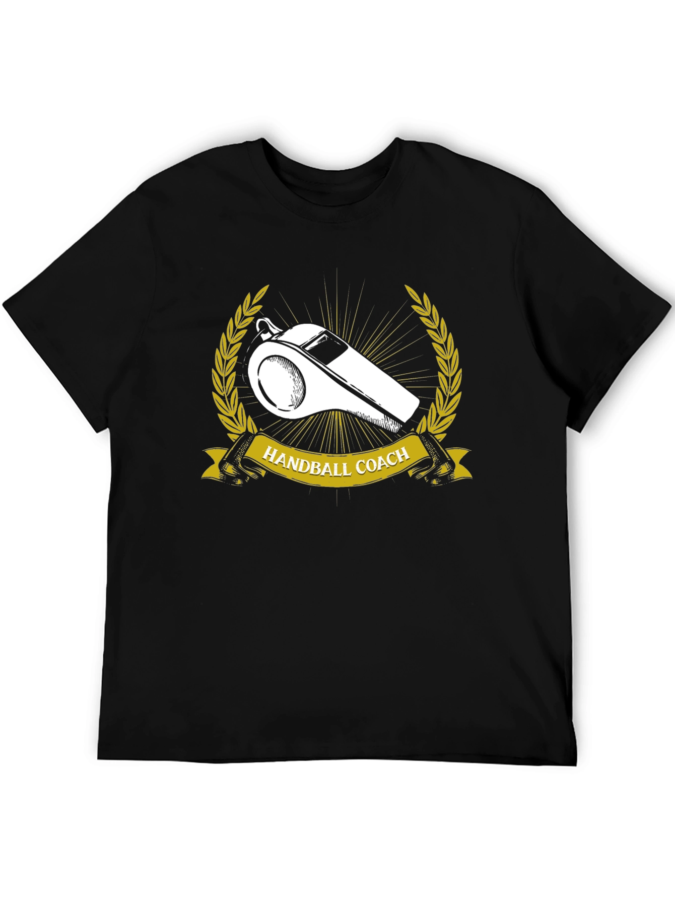 Handball Coach T-Shirt Whistle Graphic Tee