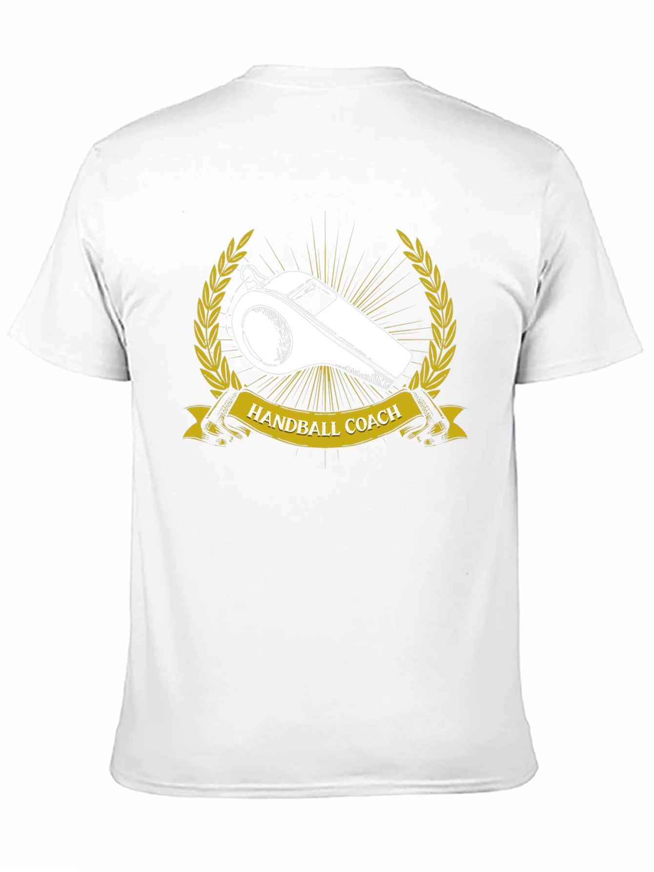 Handball Coach T-Shirt Whistle Graphic Tee
