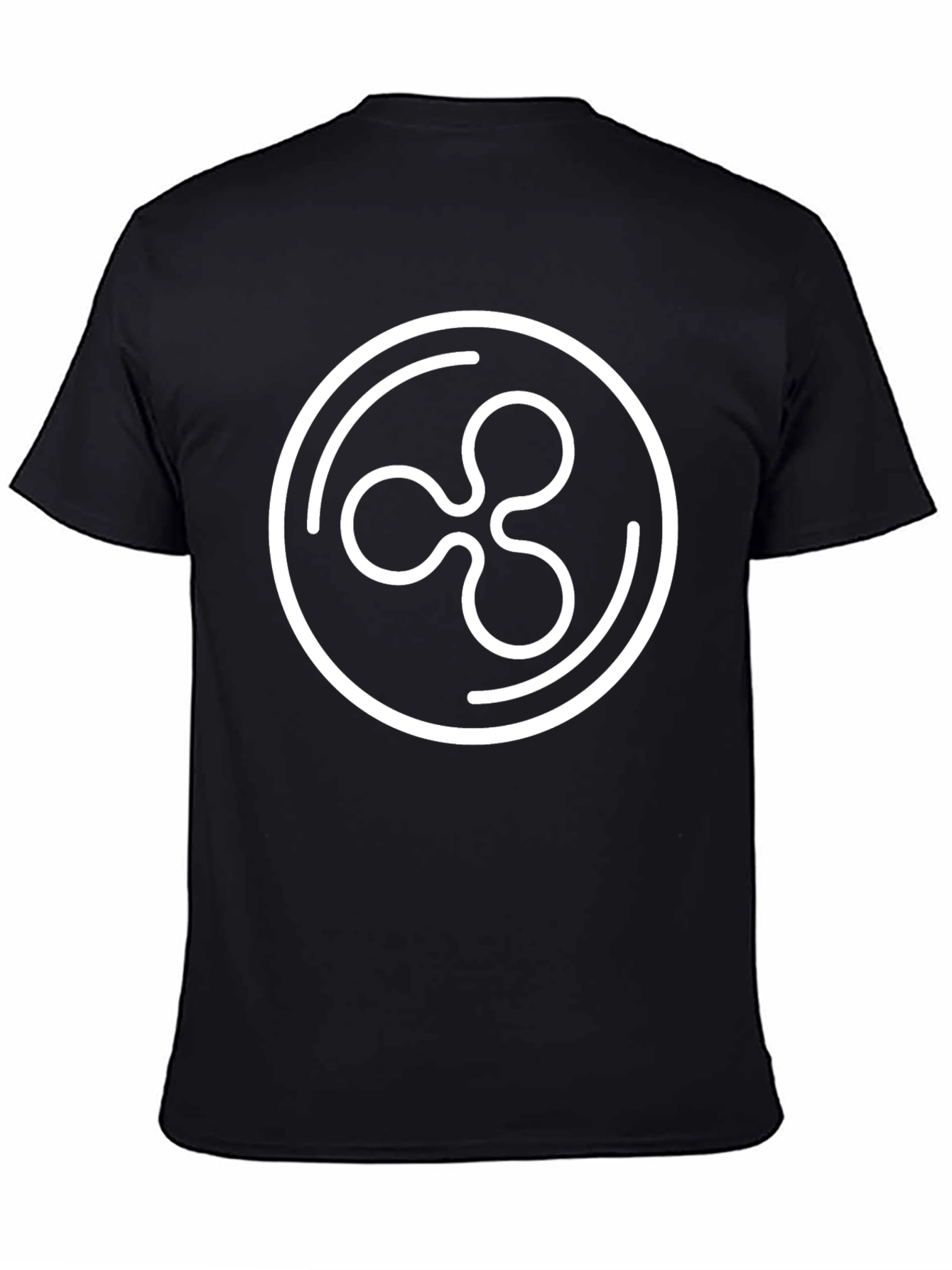 Ripple XRP Crypto T-Shirt - Black Cryptocurrency Tee
