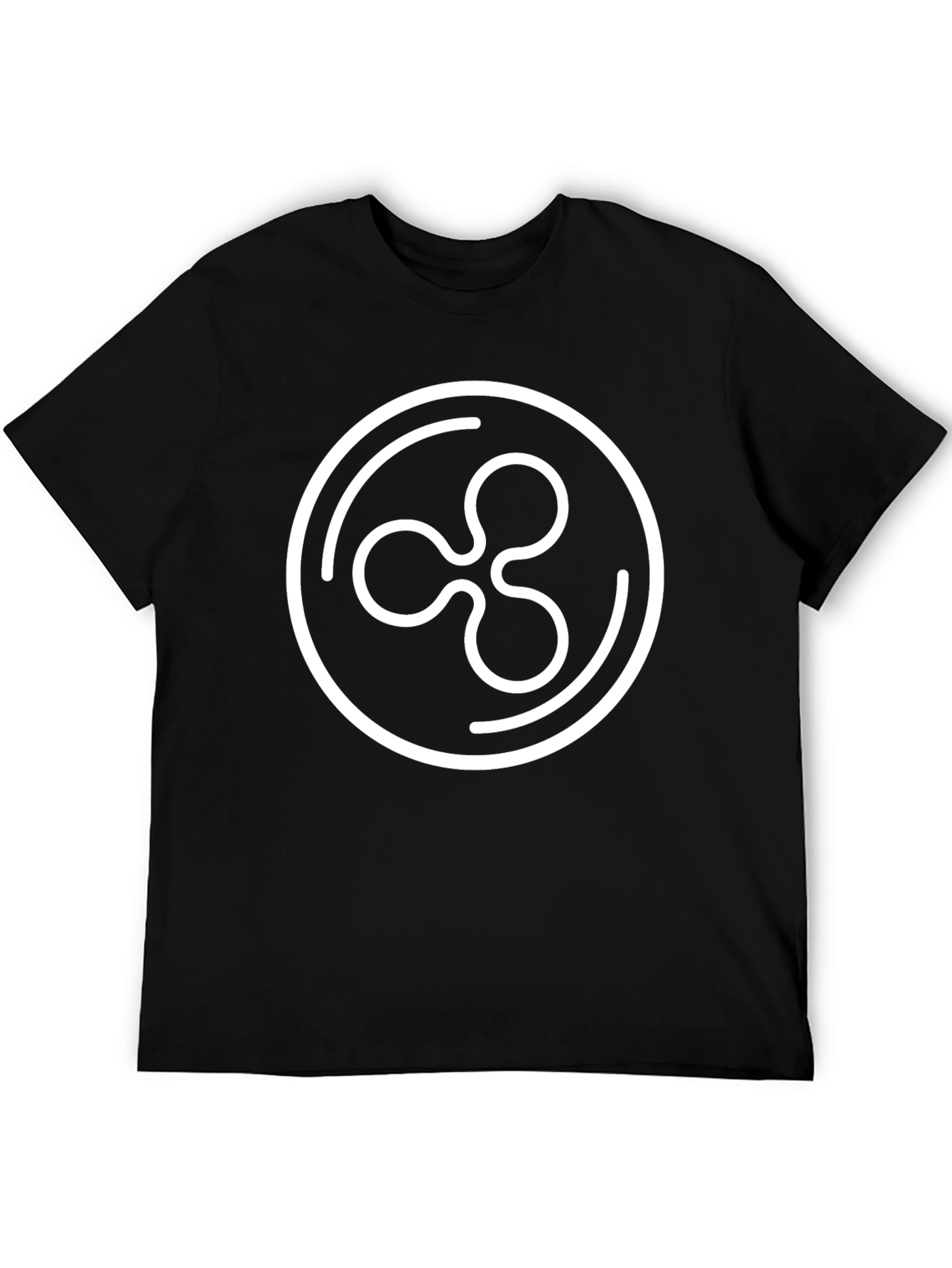 Ripple XRP Crypto T-Shirt - Black Cryptocurrency Tee