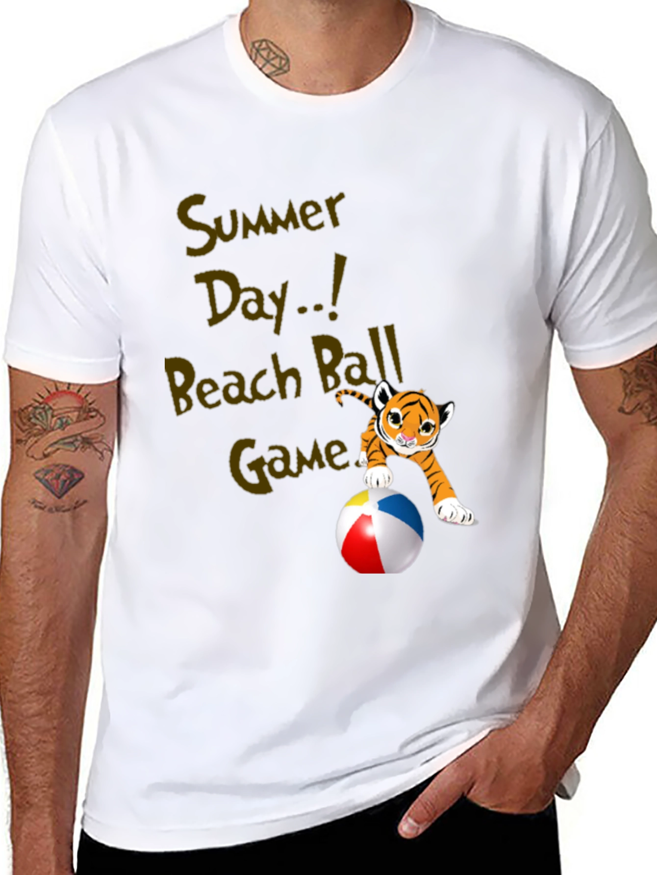 Summer Beach Ball Game T-Shirt