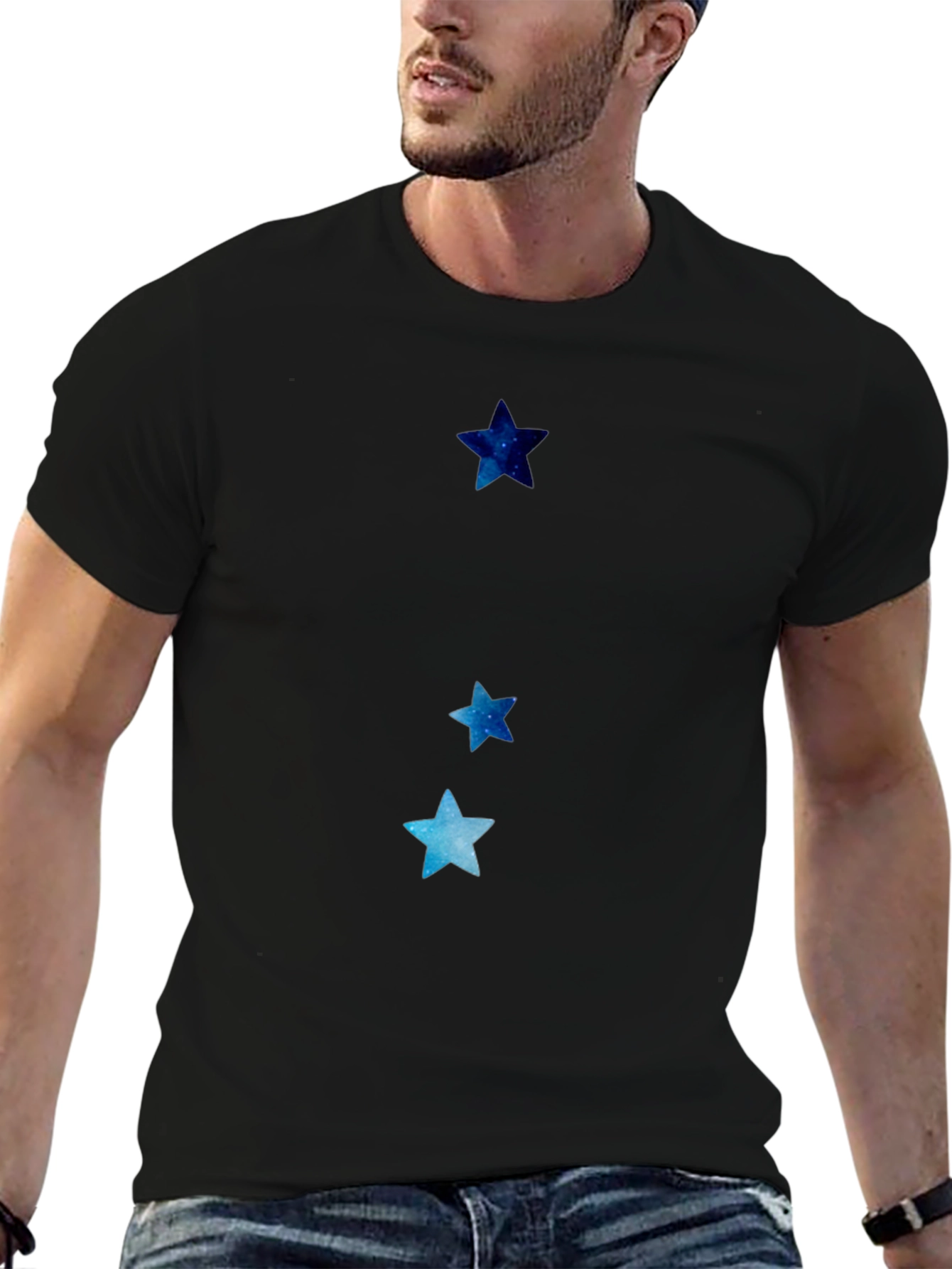 Starry Night Black Tee
