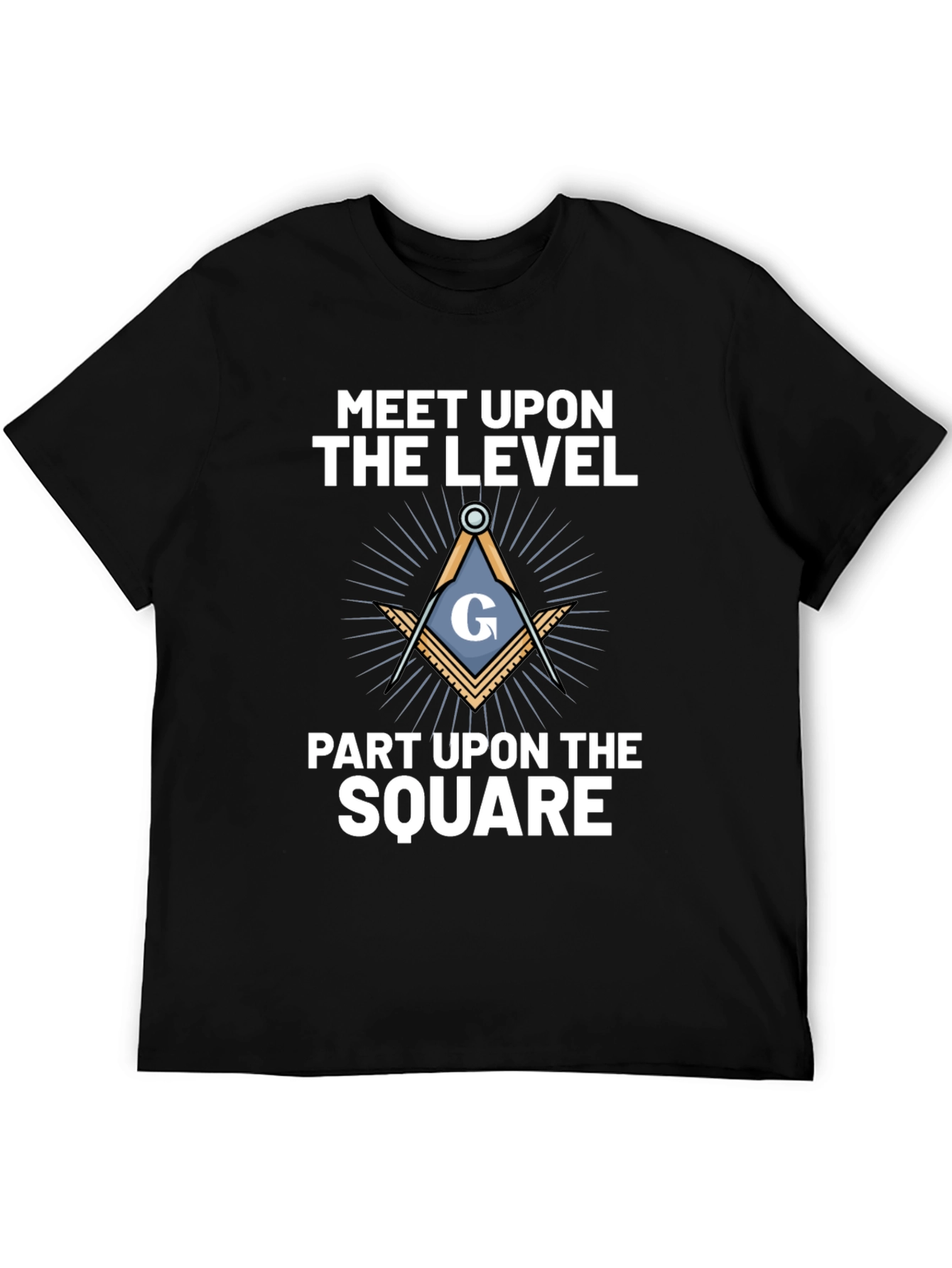 Masonic T-Shirt - Meet Upon the Level