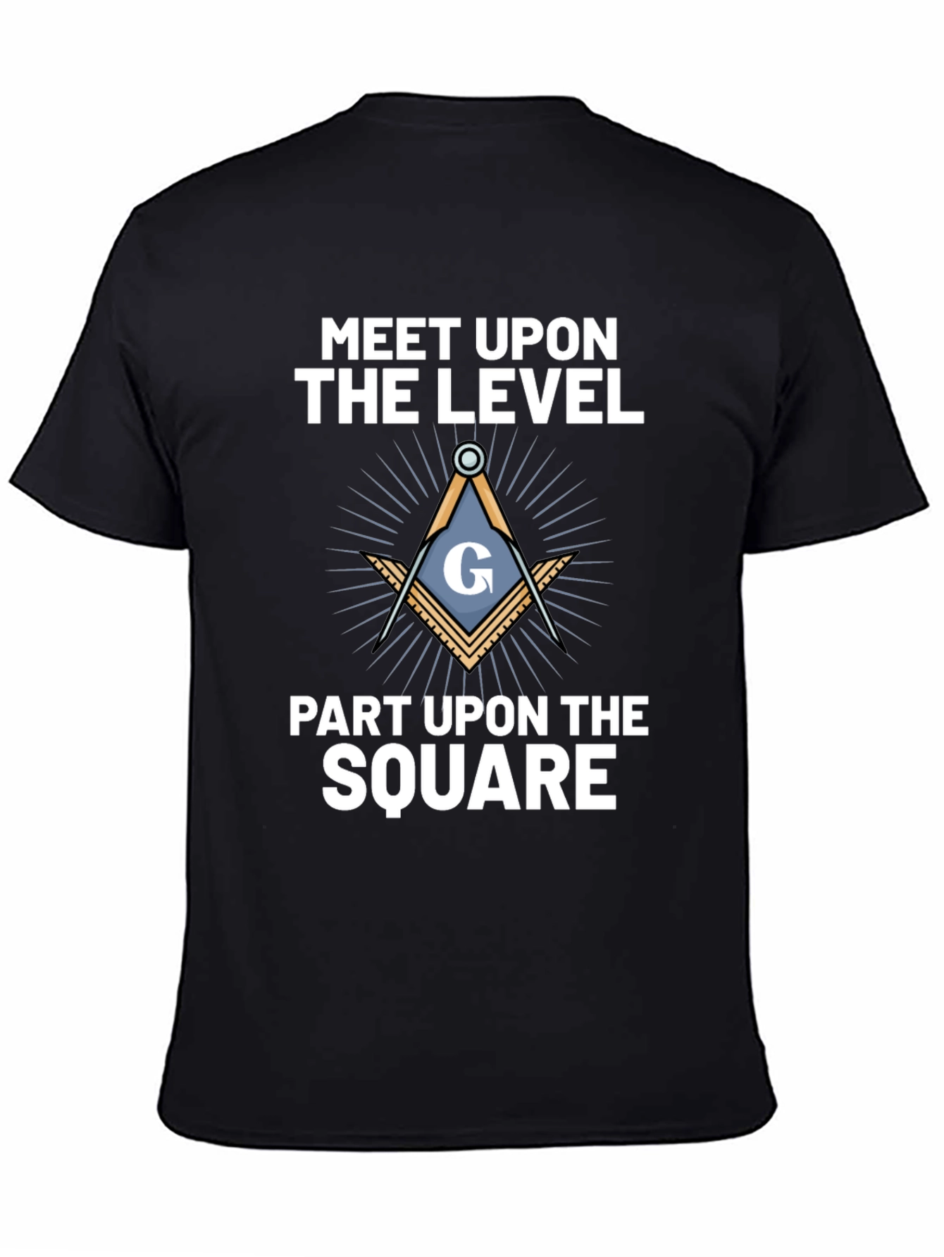 Masonic T-Shirt - Meet Upon the Level
