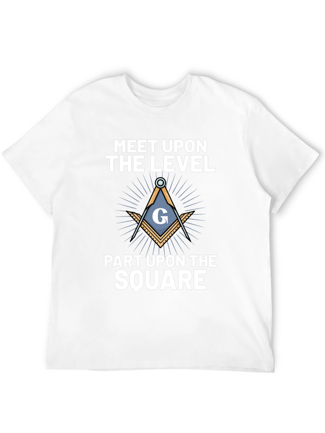 Masonic T-Shirt - Meet Upon the Level