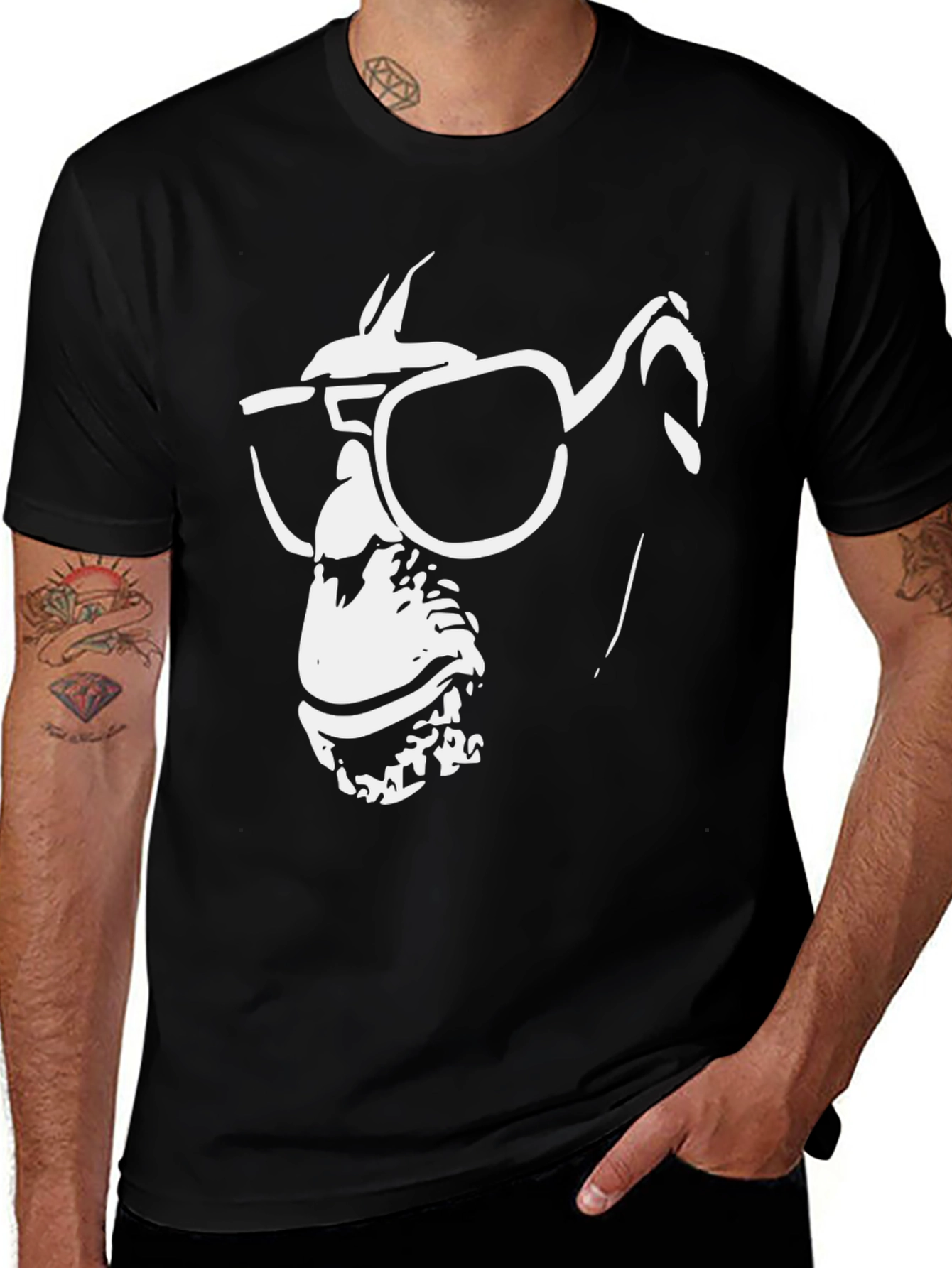 Cool Chimp Graphic Tee - Black