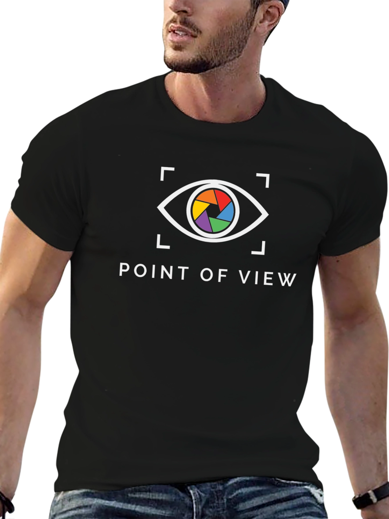 Point of View Graphic Tee - Stylish Unisex T-Shirt