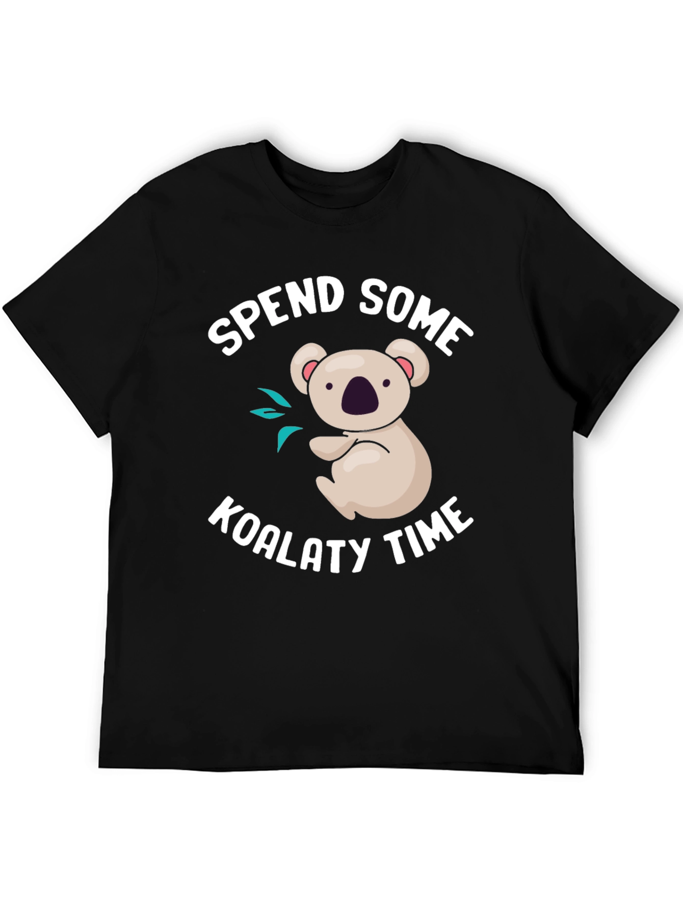 Koala-ty Time Black T-Shirt