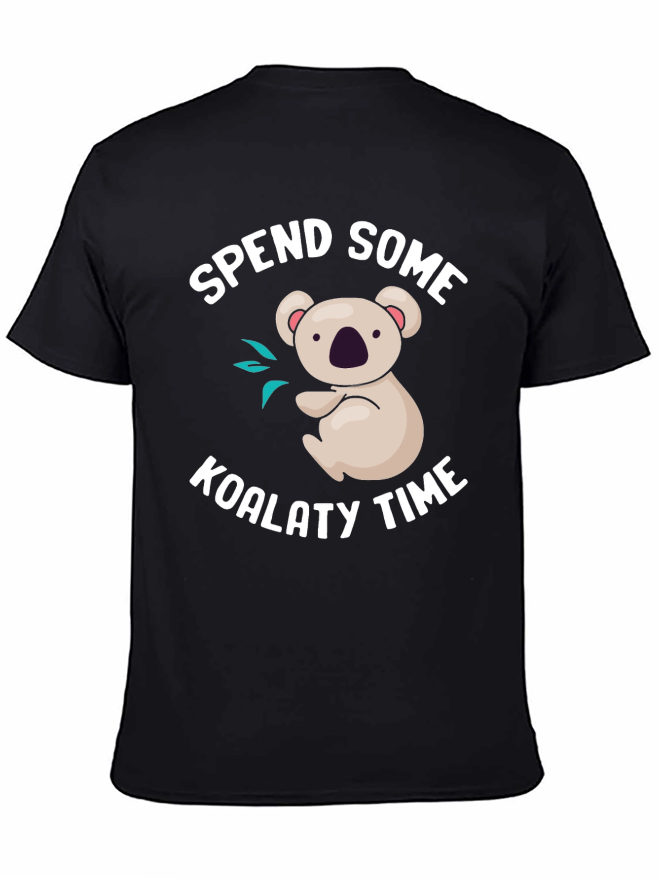 Koala-ty Time Black T-Shirt