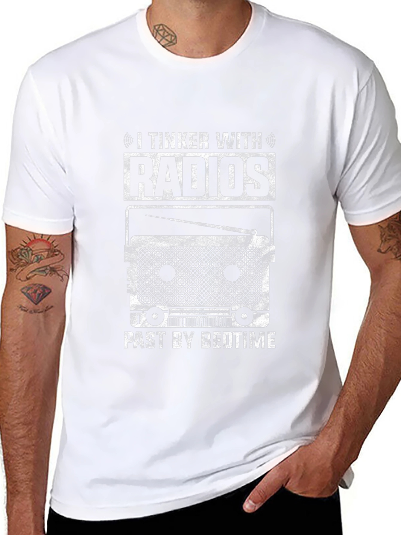 I Tinker With Radios T-Shirt - Hobbyist Tee