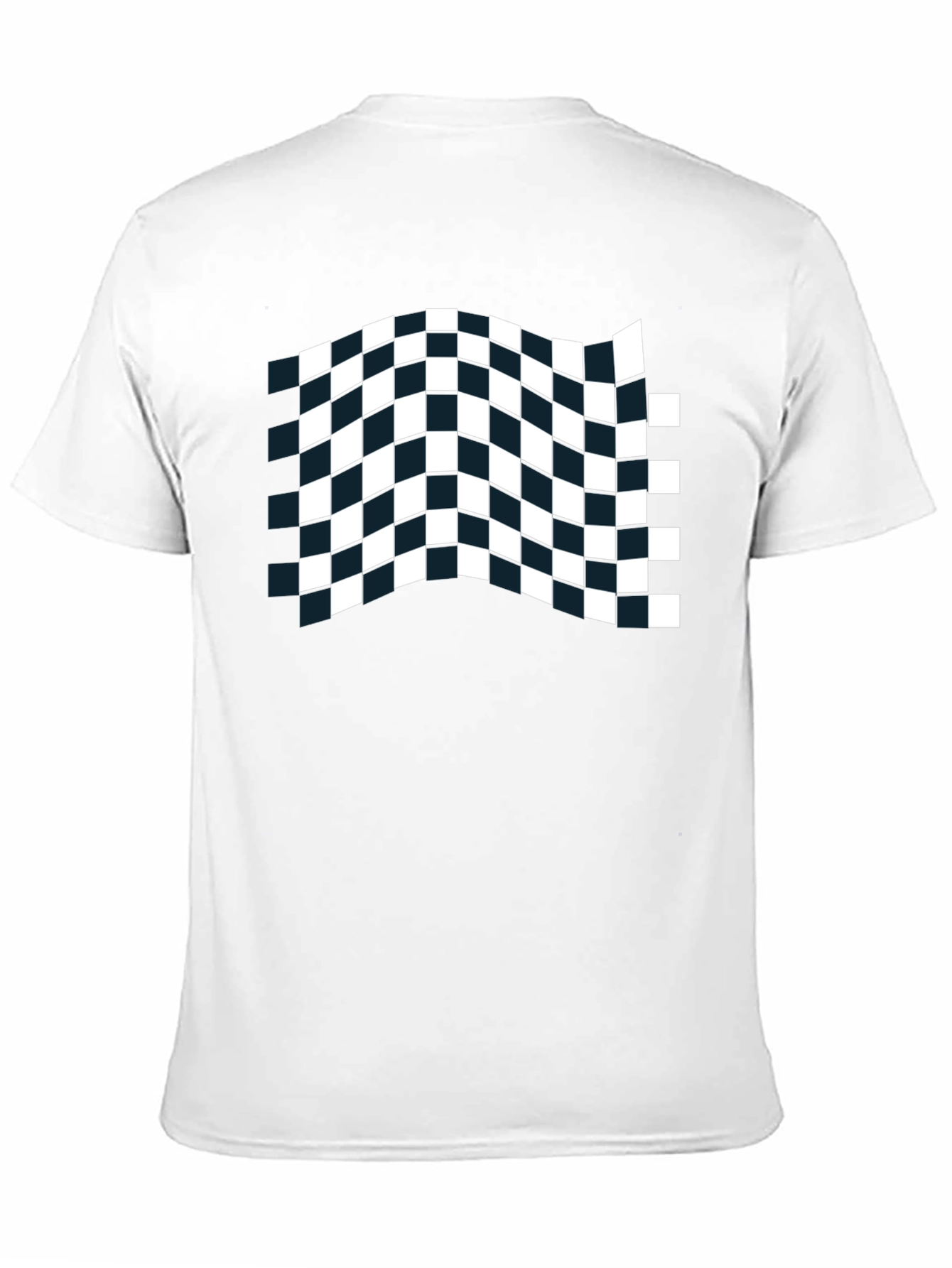 Checkered Flag Black T-Shirt