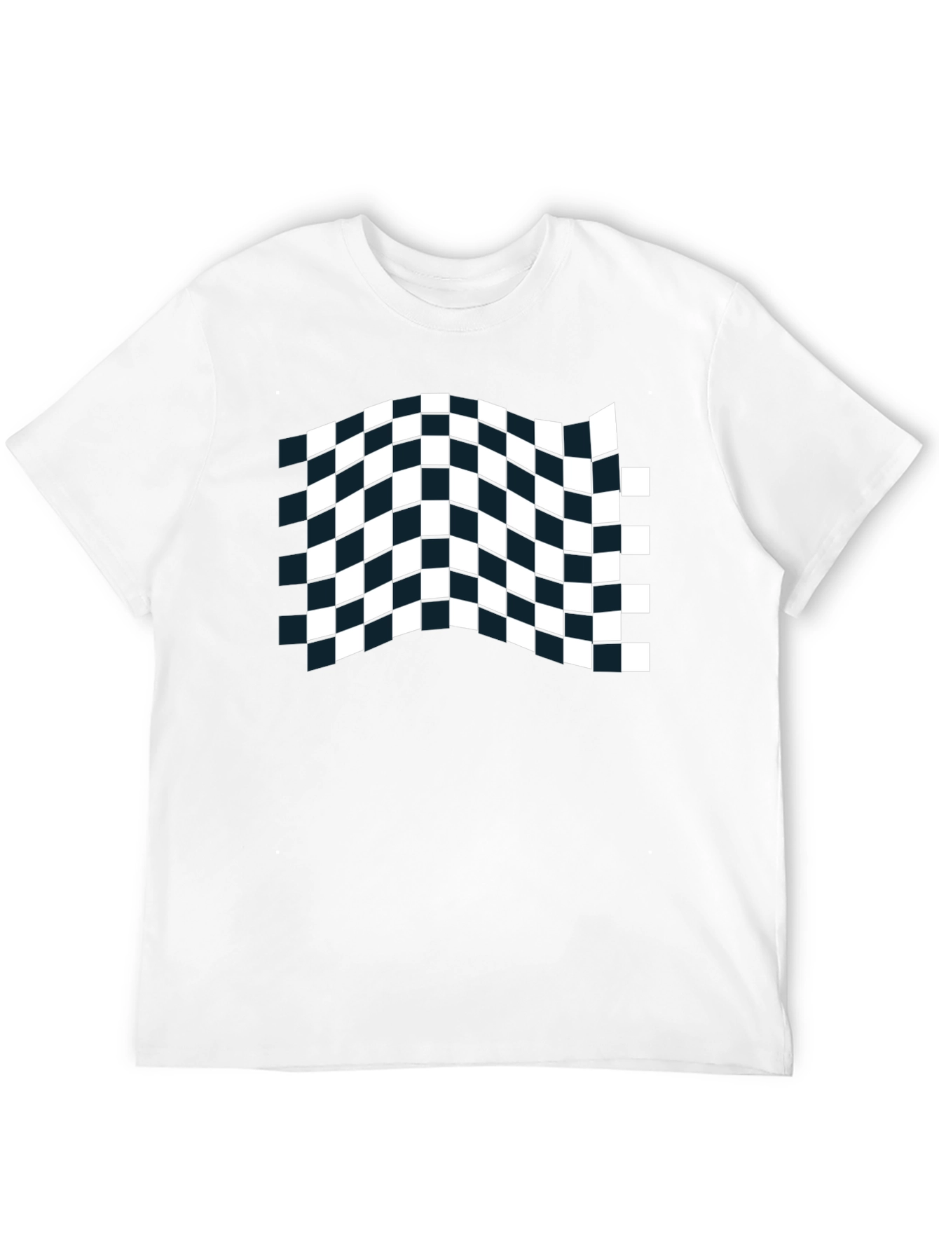 Checkered Flag Black T-Shirt