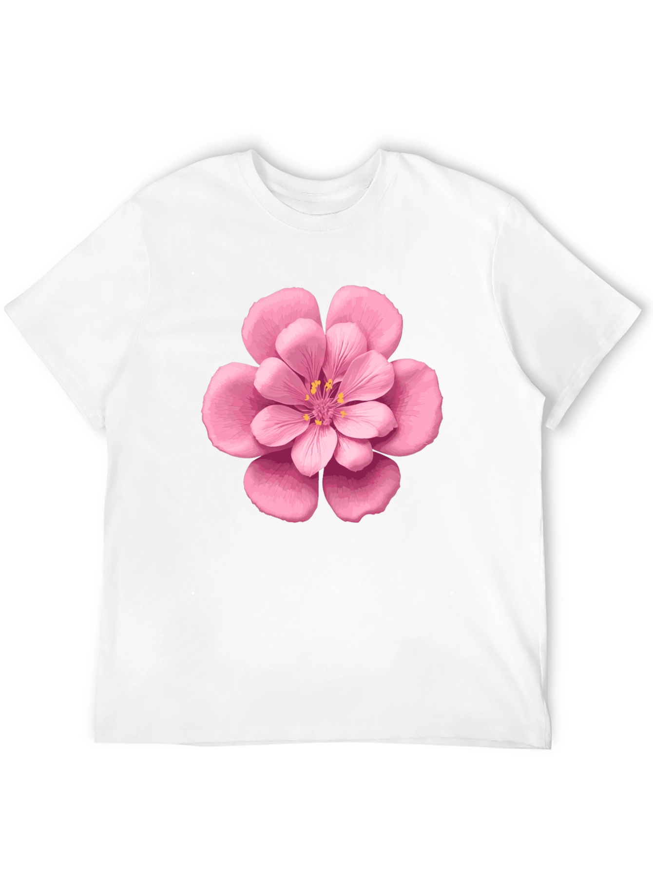 Floral Graphic Tee - Pink Blossom Print