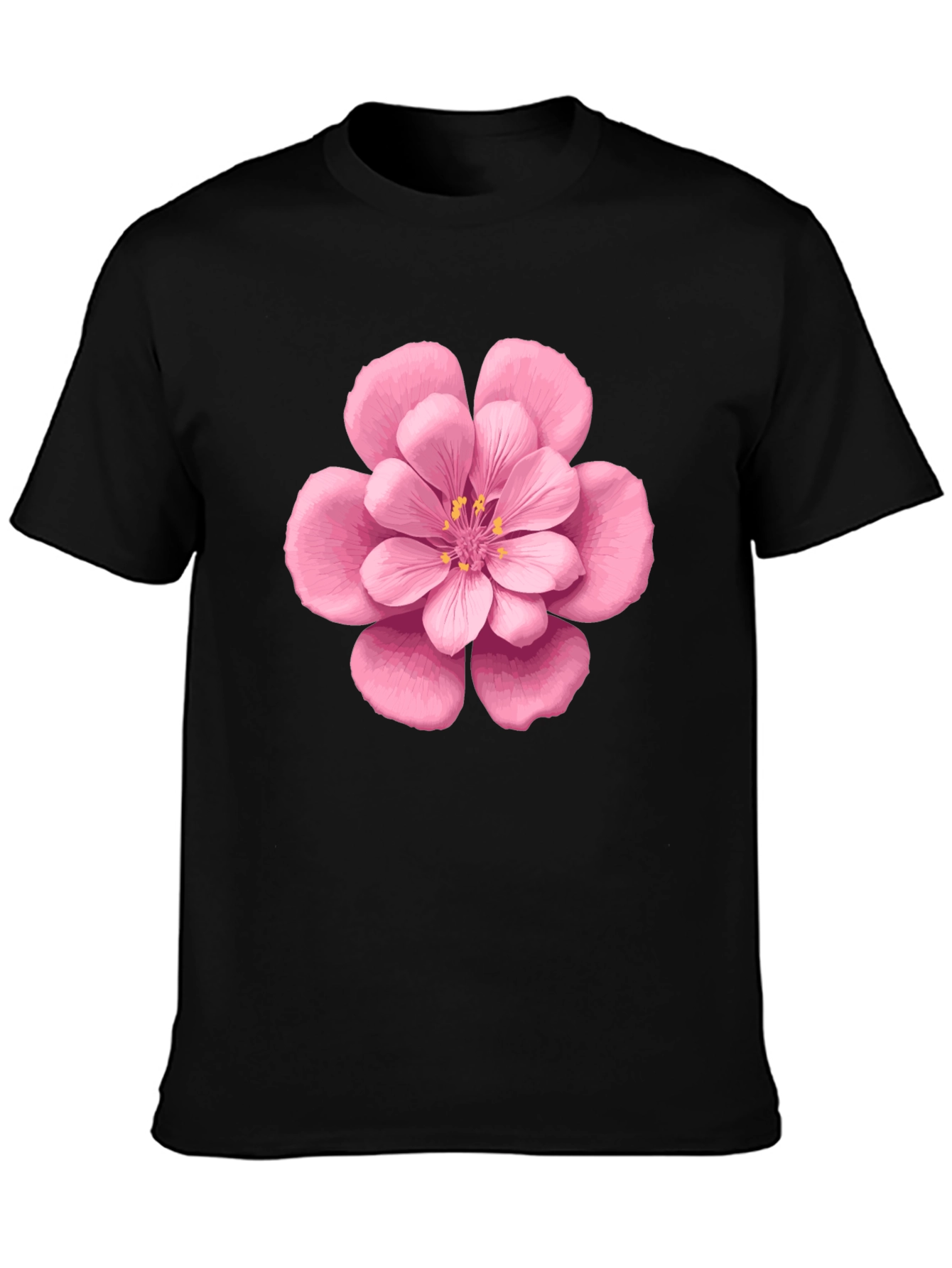 Floral Graphic Tee - Pink Blossom Print