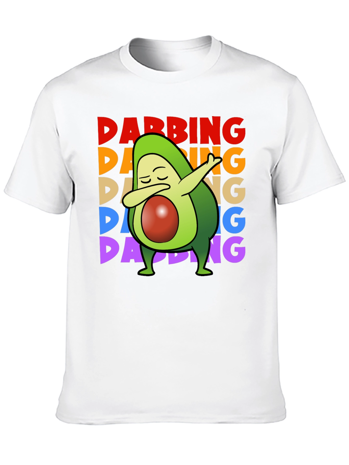 Dabbing Avocado T-Shirt - Funny Fruit Dance Tee