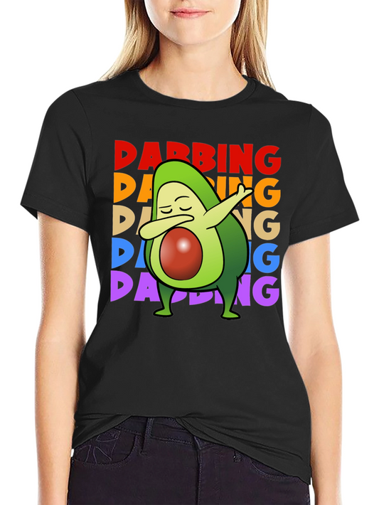 Dabbing Avocado T-Shirt - Funny Fruit Dance Tee