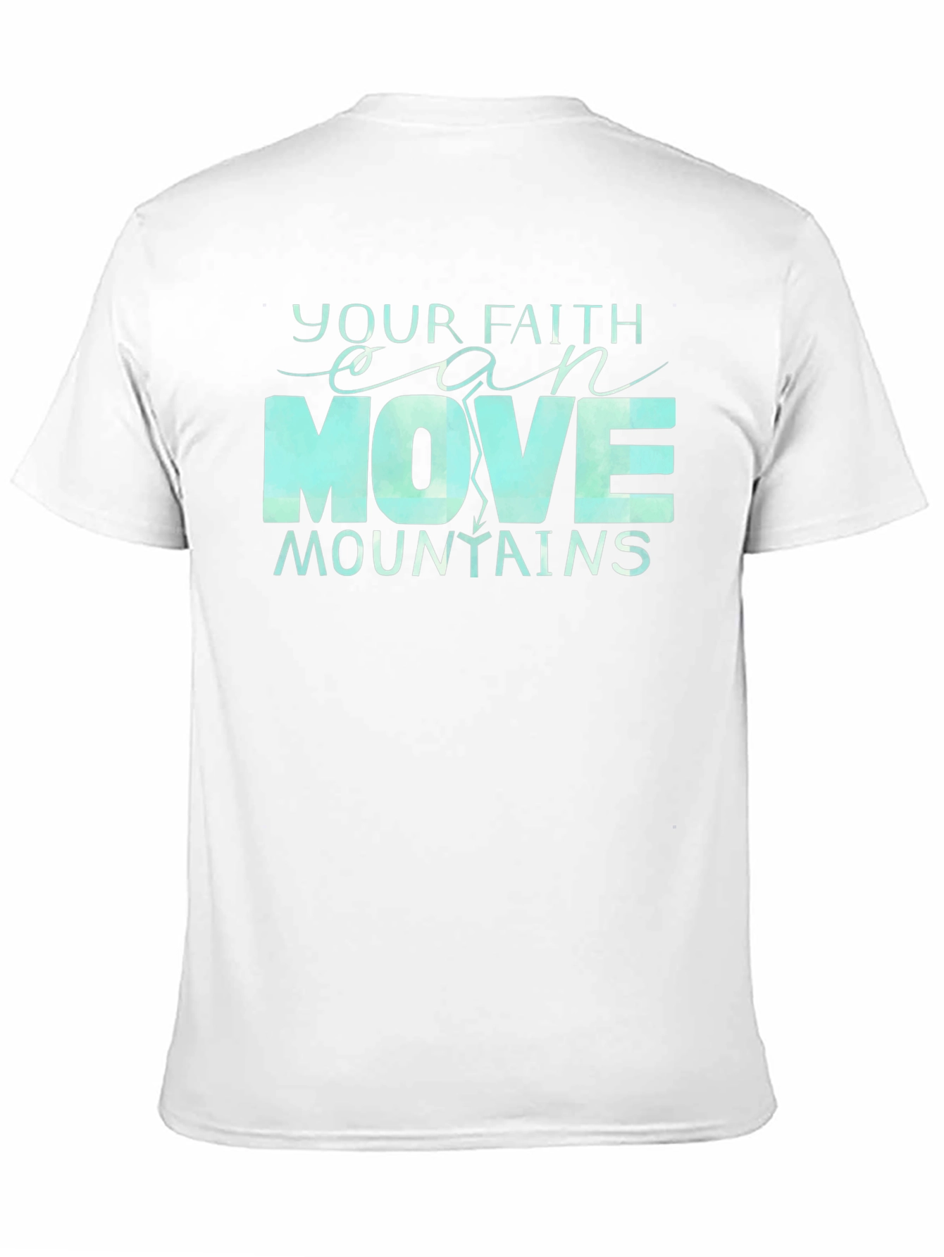 Faith Moves Mountains T-Shirt - Inspirational Design