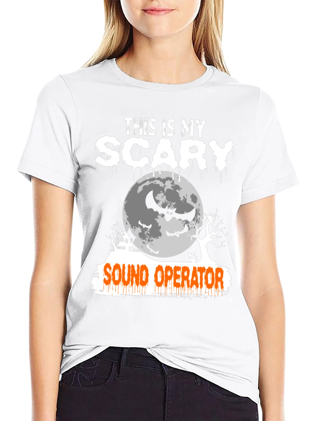 Scary Sound Operator Halloween T-Shirt