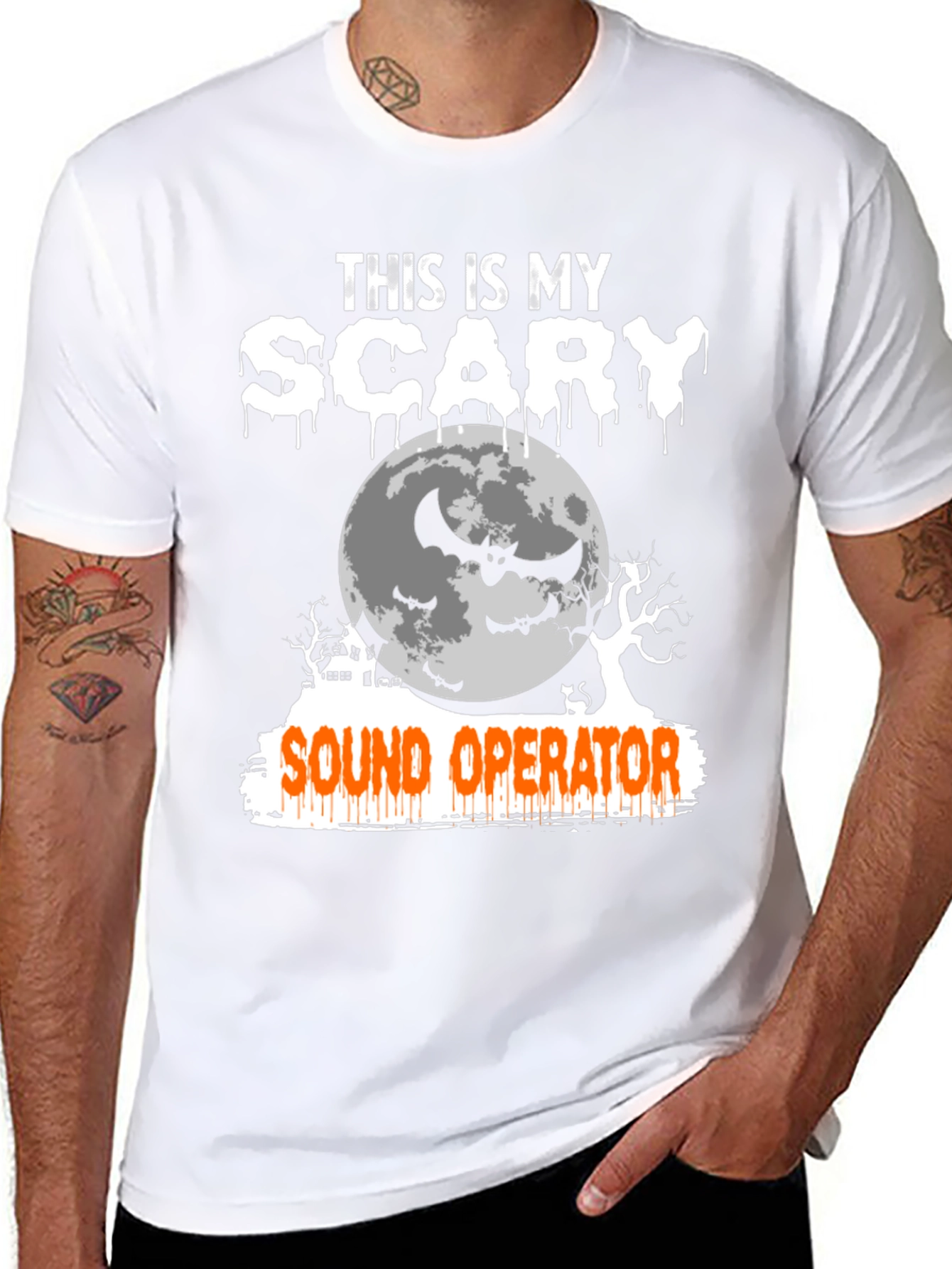 Scary Sound Operator Halloween T-Shirt
