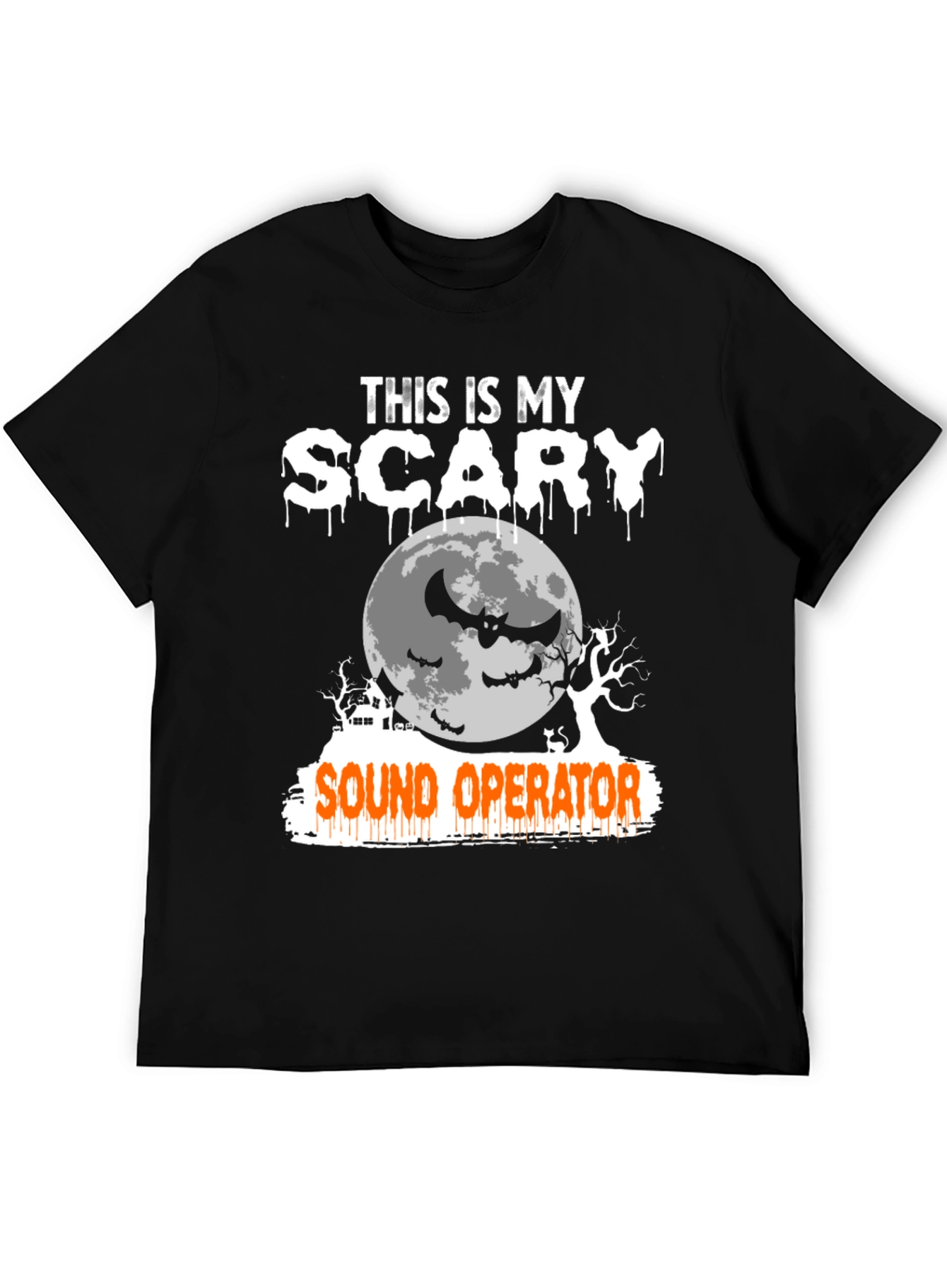 Scary Sound Operator Halloween T-Shirt
