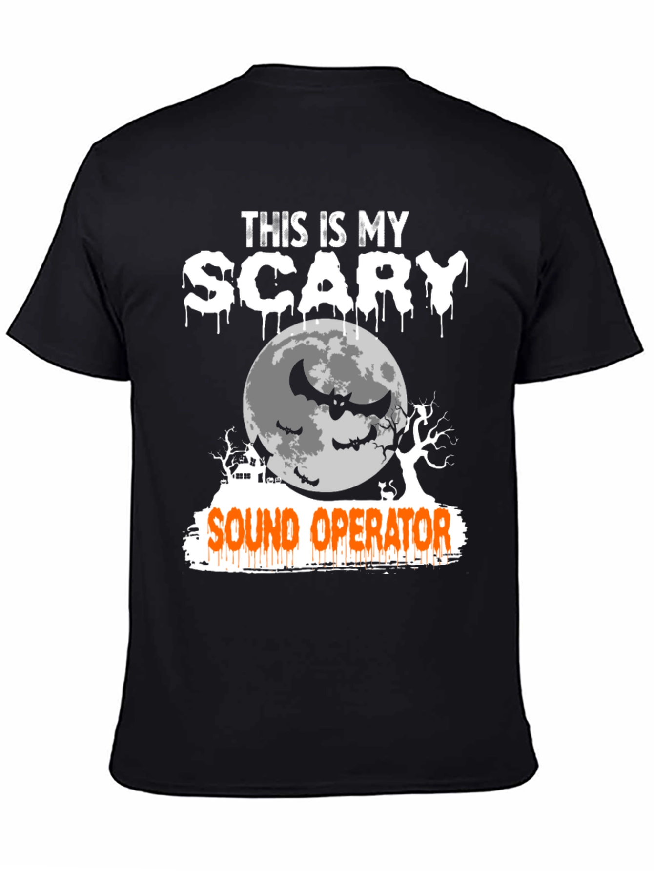 Scary Sound Operator Halloween T-Shirt