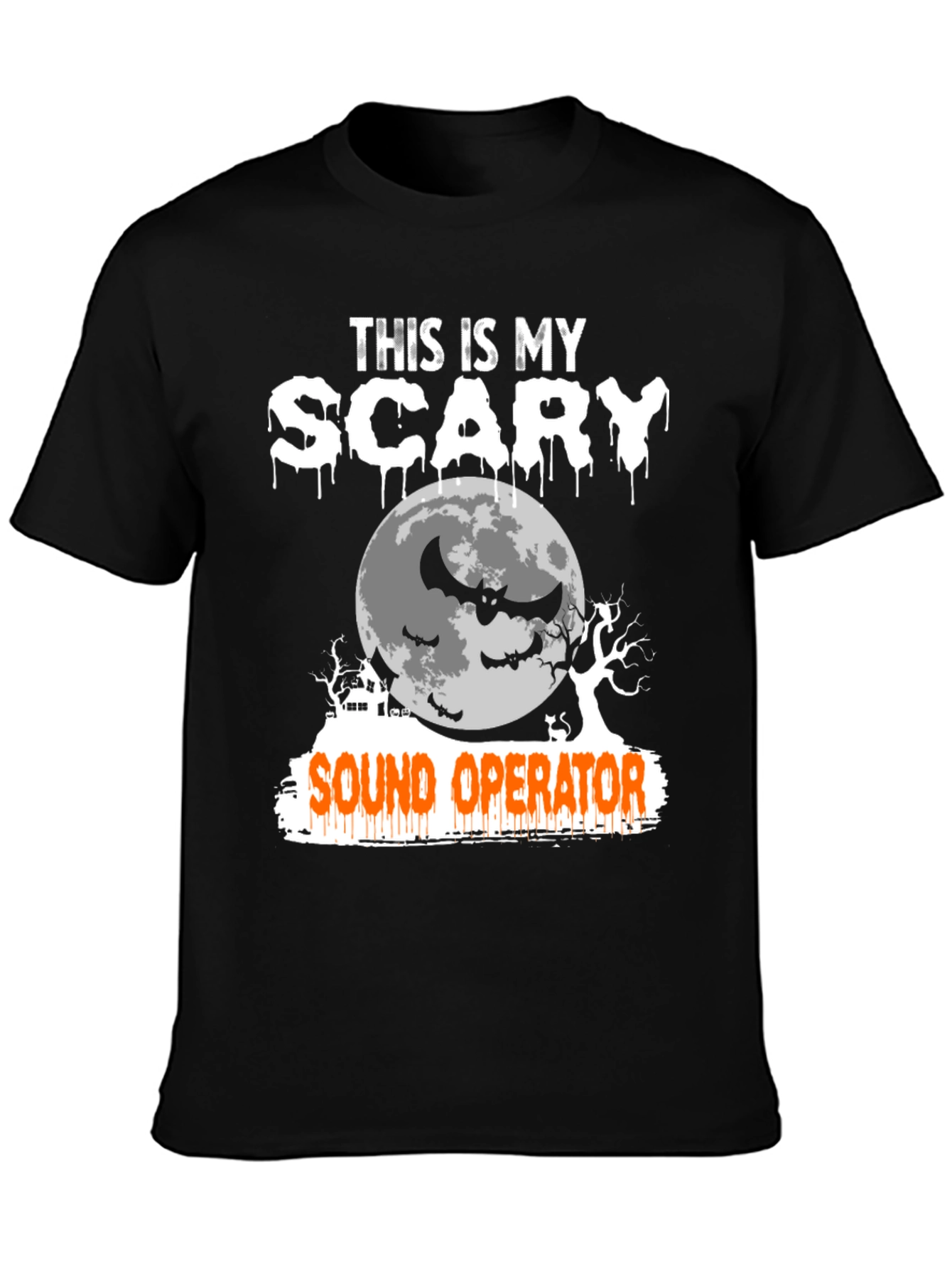 Scary Sound Operator Halloween T-Shirt