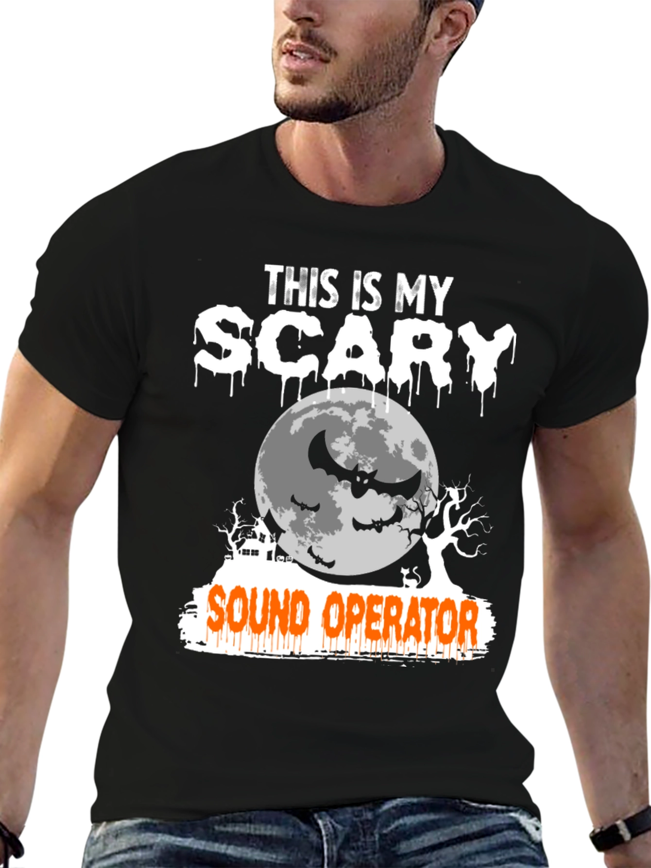 Scary Sound Operator Halloween T-Shirt