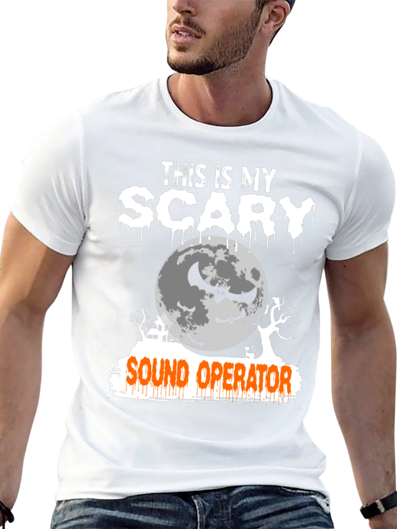 Scary Sound Operator Halloween T-Shirt