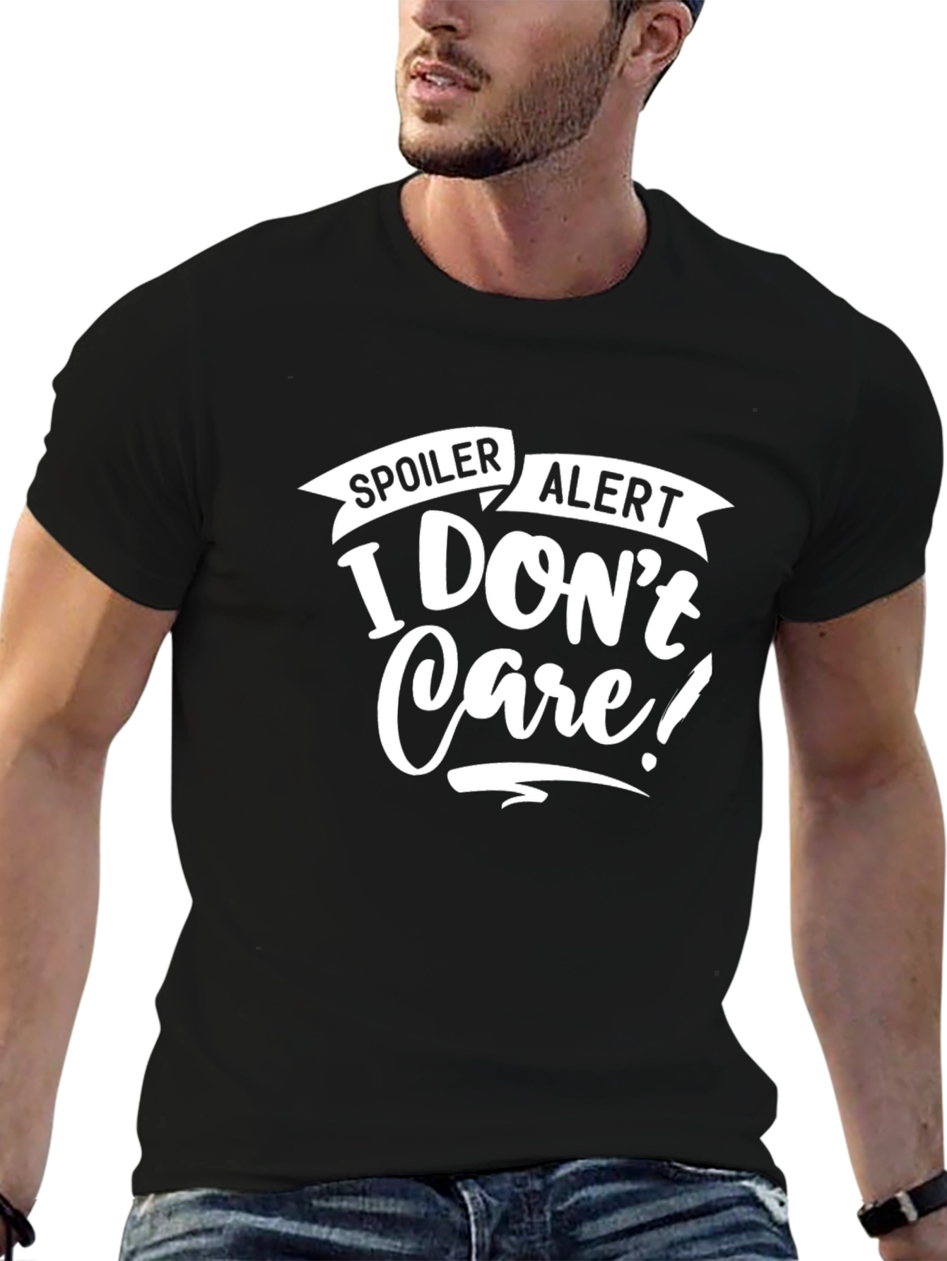 Spoiler Alert T-Shirt - I Dont Care Novelty Tee