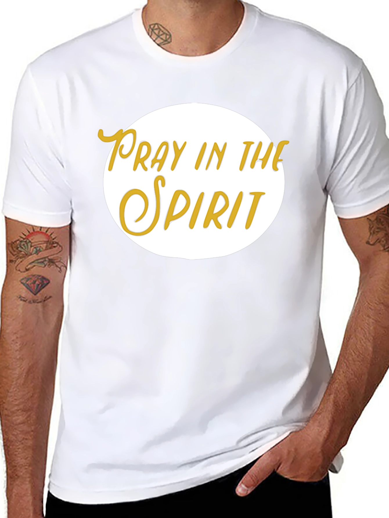Pray in the Spirit Black T-Shirt