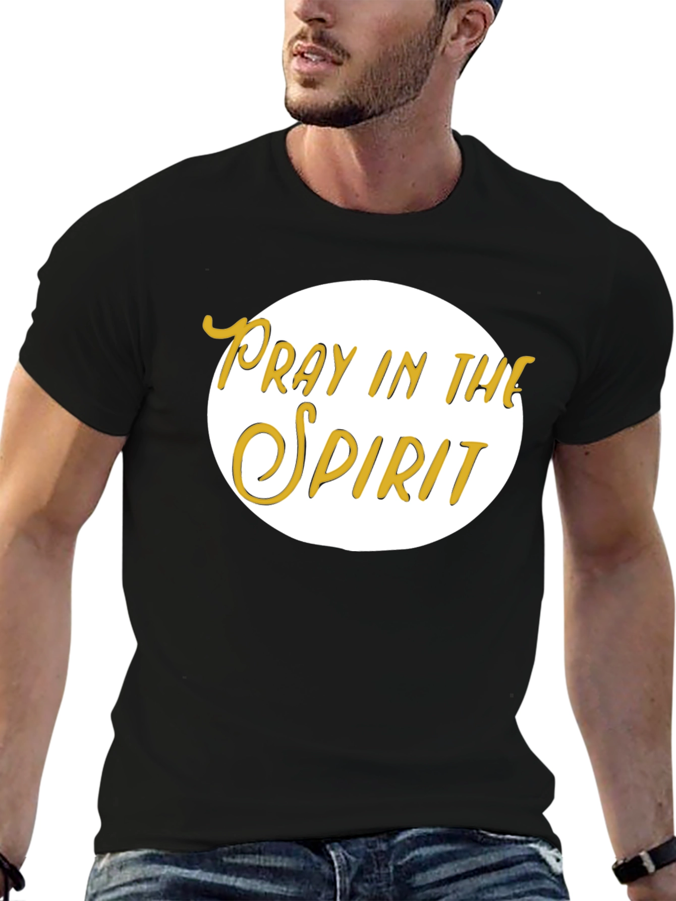 Pray in the Spirit Black T-Shirt