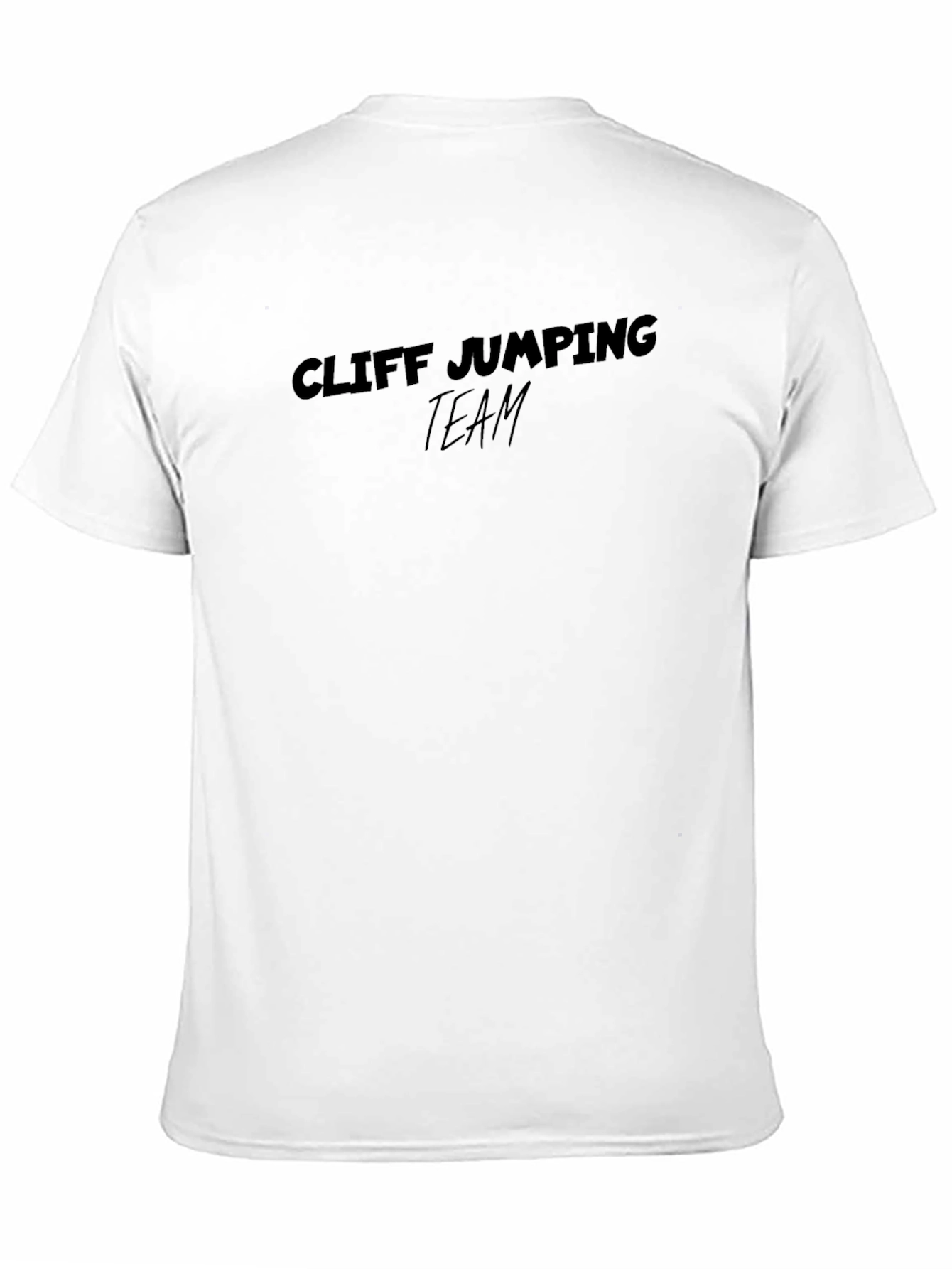 Cliff Jumping Team Black T-Shirt