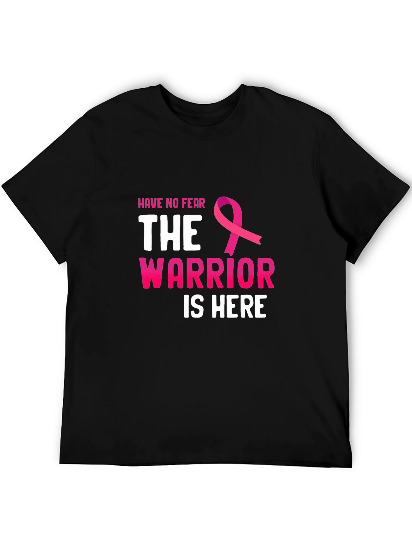 Warrior is Here Breast Cancer Awareness T-Shirt