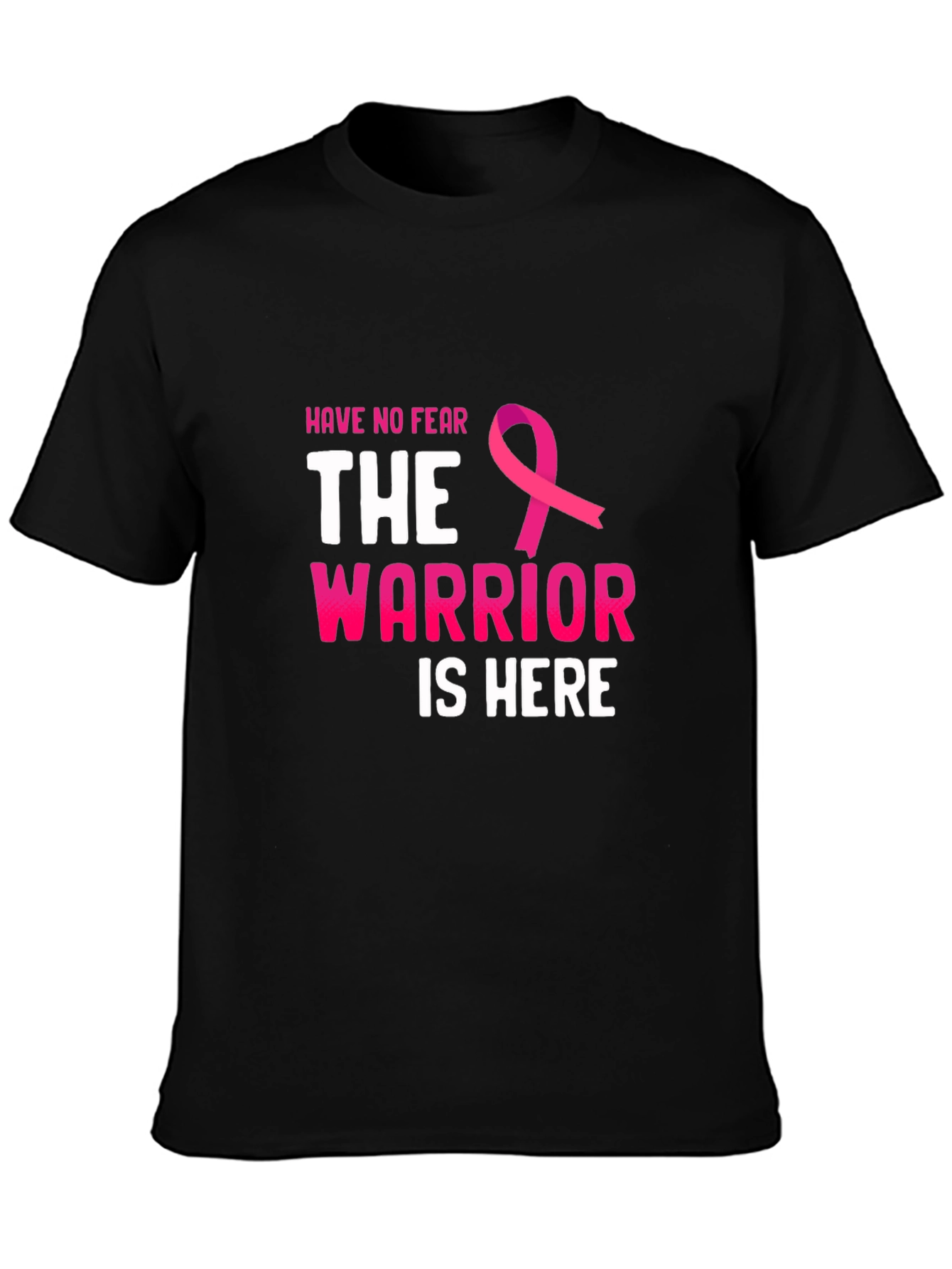 Warrior is Here Breast Cancer Awareness T-Shirt