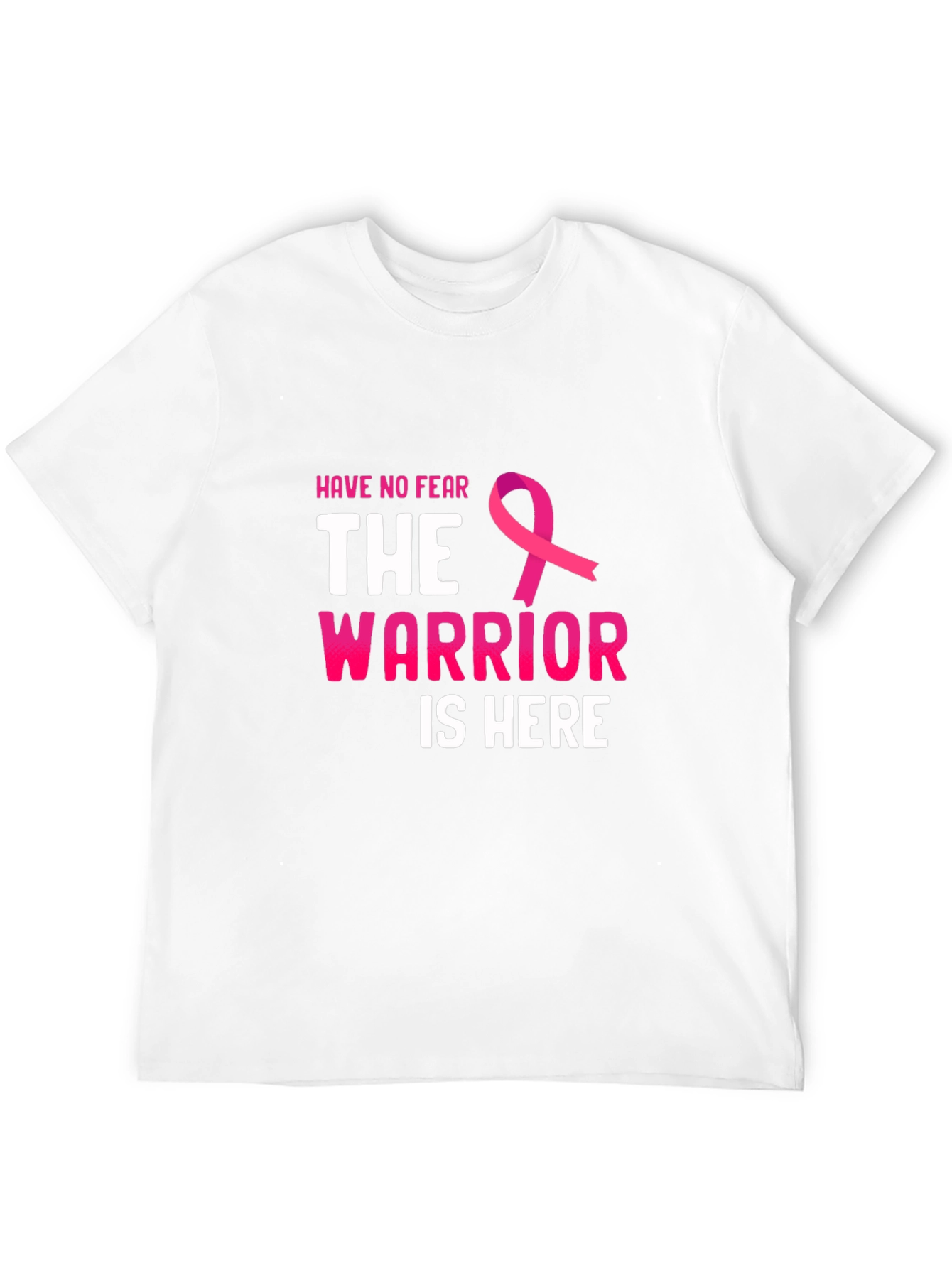 Warrior is Here Breast Cancer Awareness T-Shirt