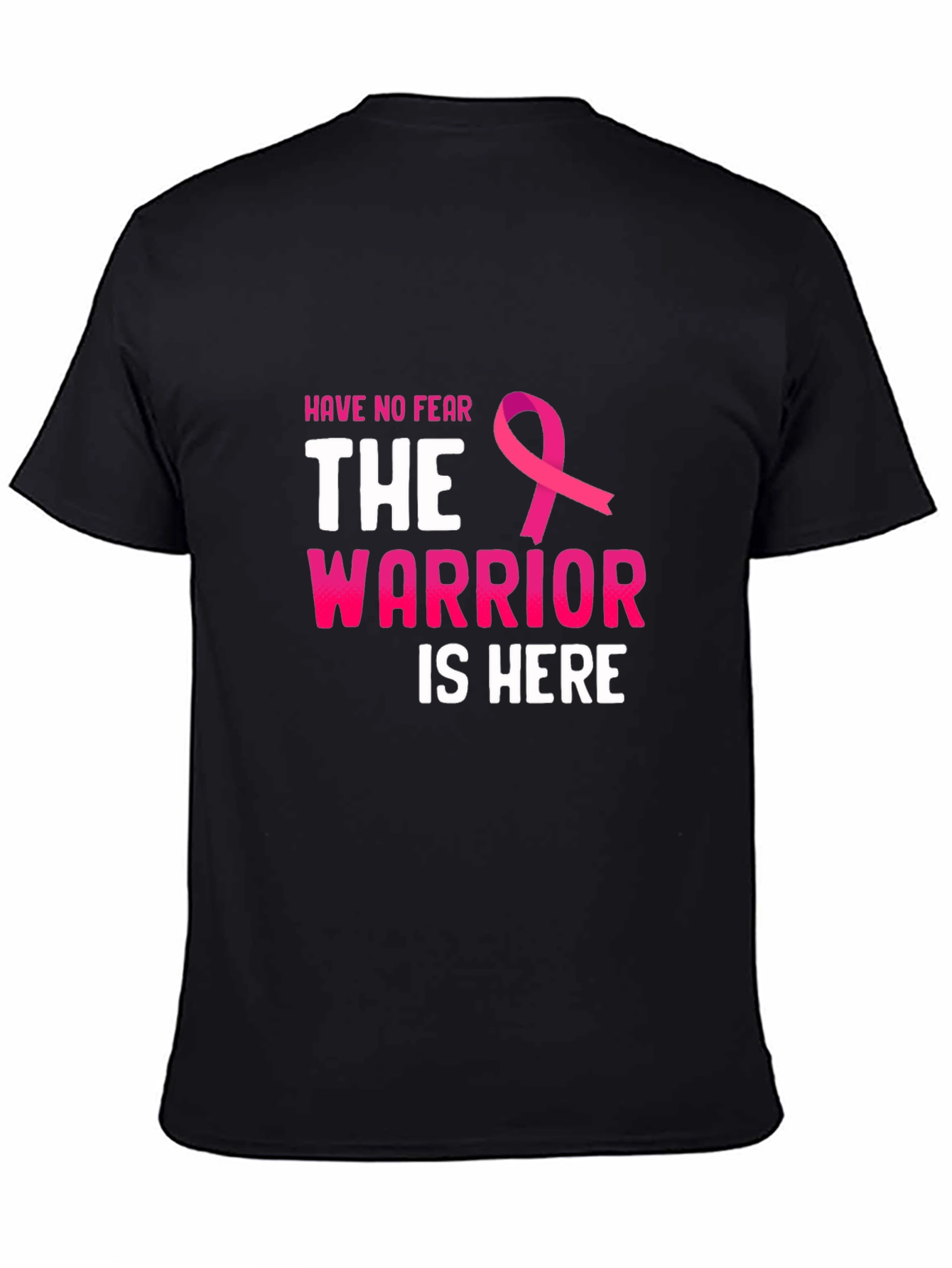 Warrior is Here Breast Cancer Awareness T-Shirt