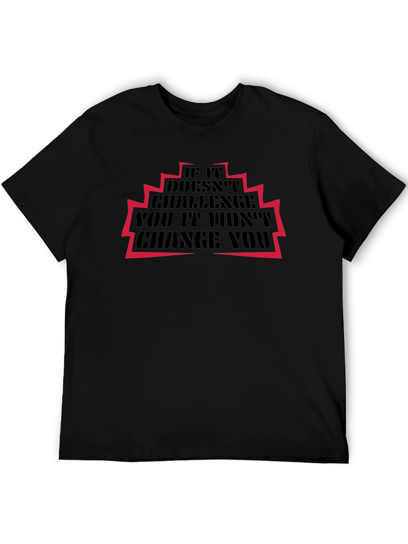 Motivational Graphic T-Shirt - Challenge & Change