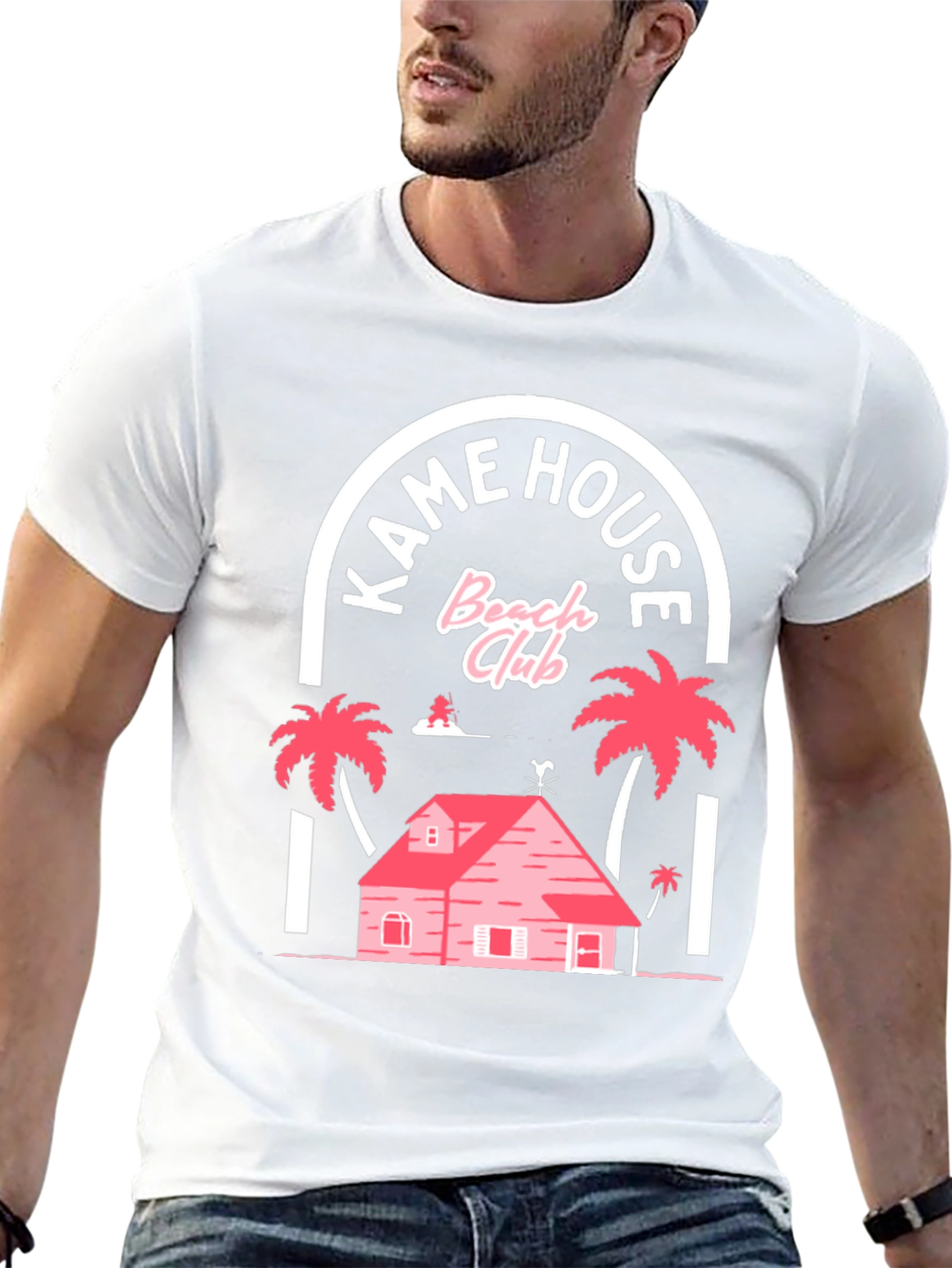 Kame House Beach Club Black T-Shirt