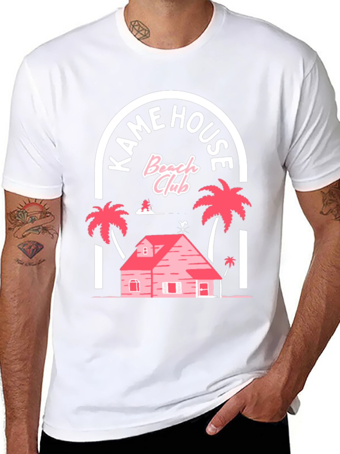 Kame House Beach Club Black T-Shirt