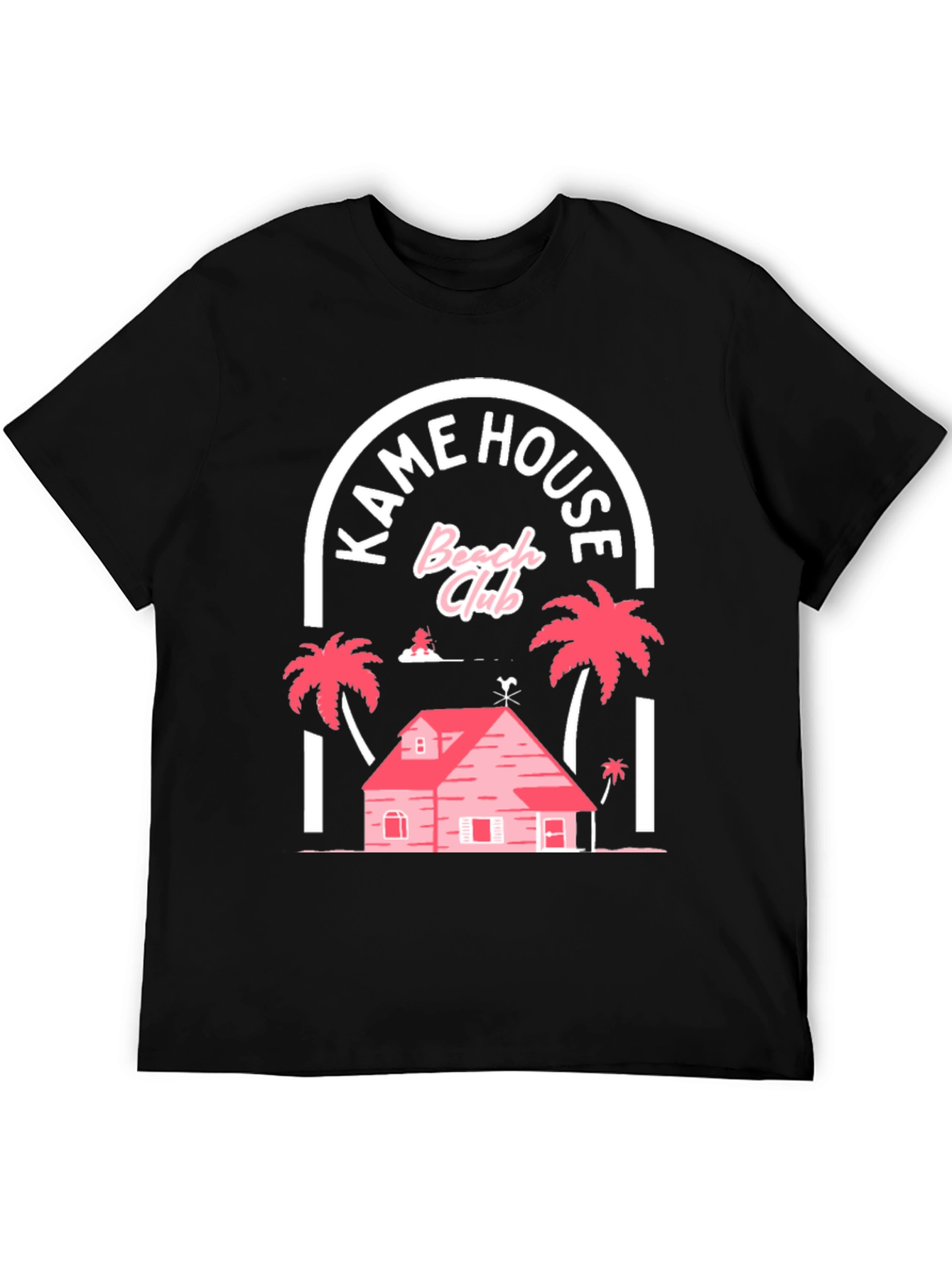 Kame House Beach Club Black T-Shirt