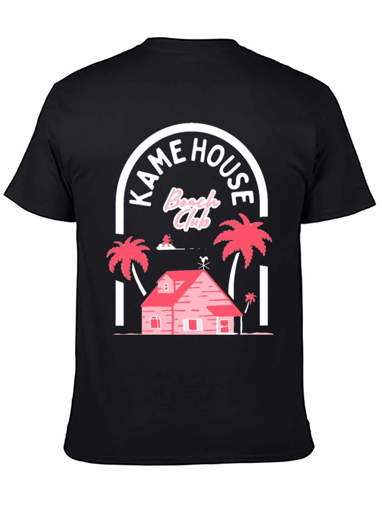 Kame House Beach Club Black T-Shirt