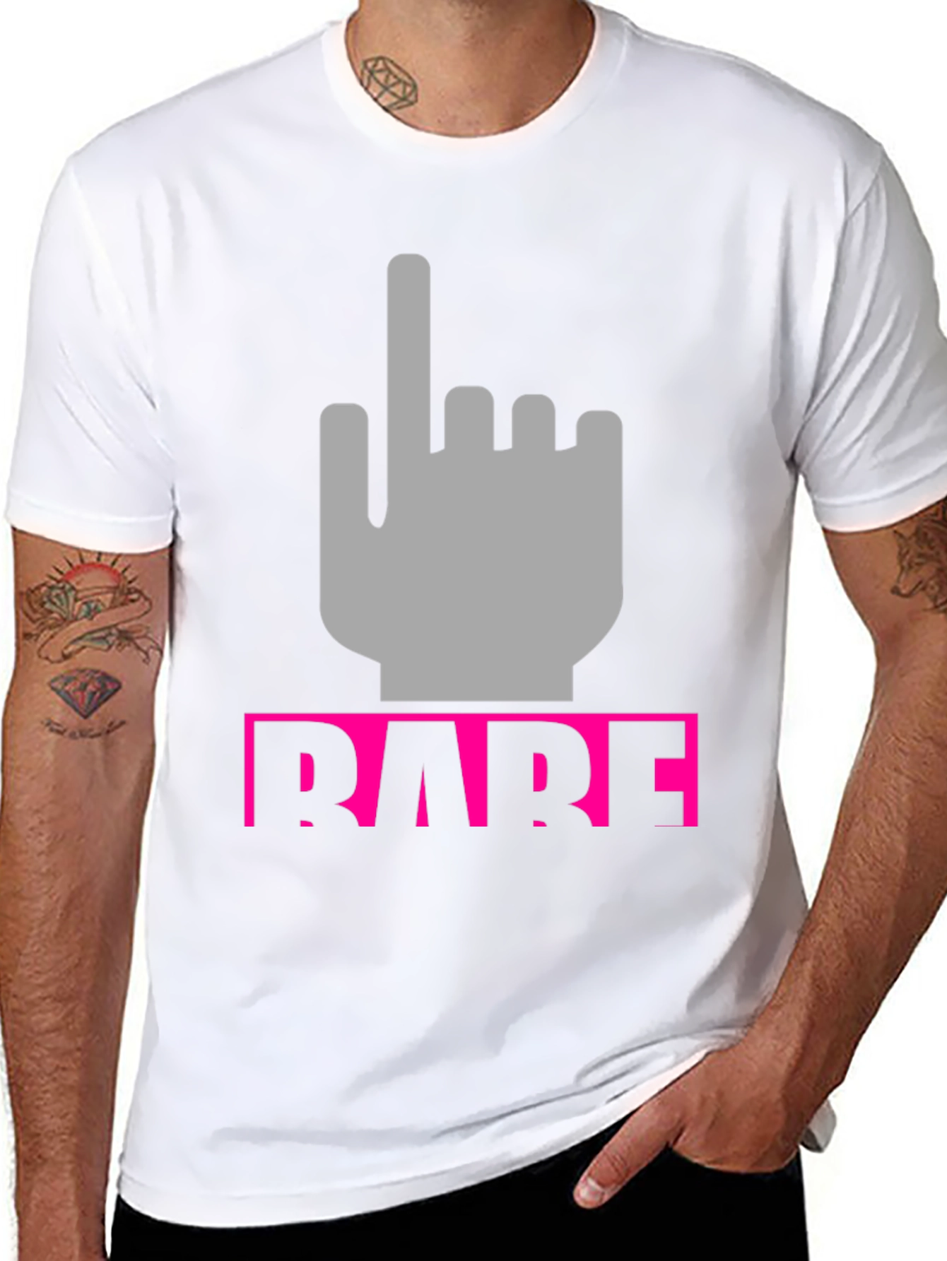Babe Black Graphic Tee