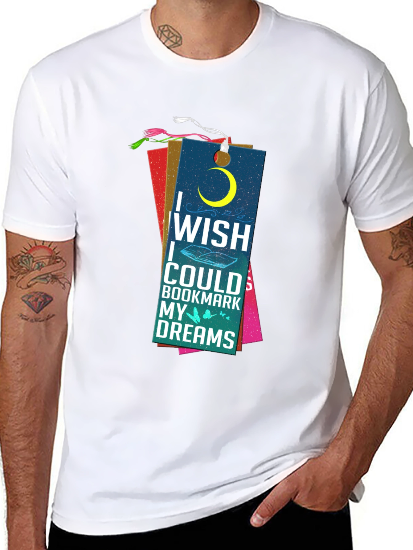 I Wish I Could Bookmark My Dreams Graphic T-Shirt
